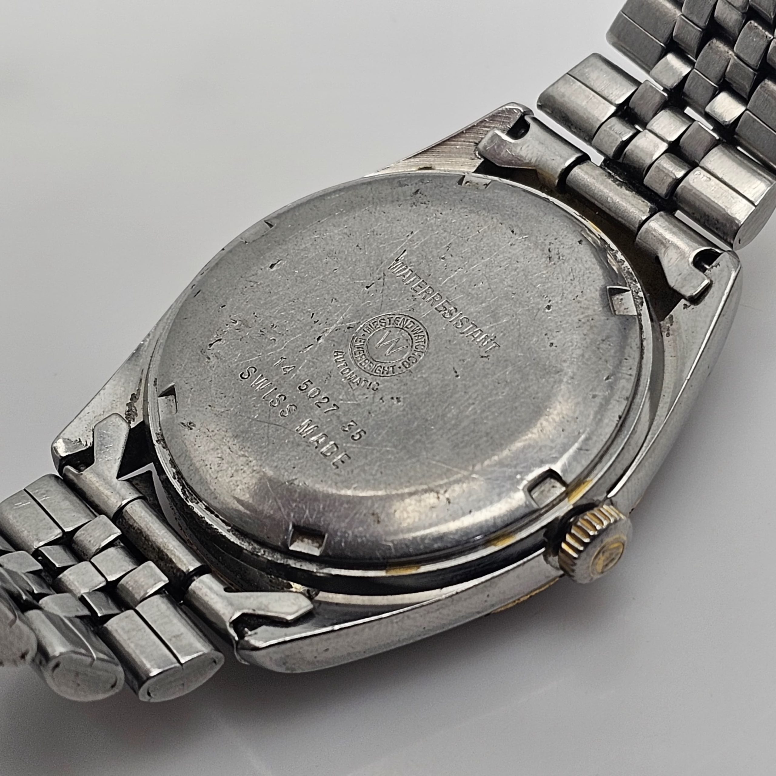 West End Watch Co President 14.5027.35 Automatic Patina Dial Vintage Men's Watch - Image 8