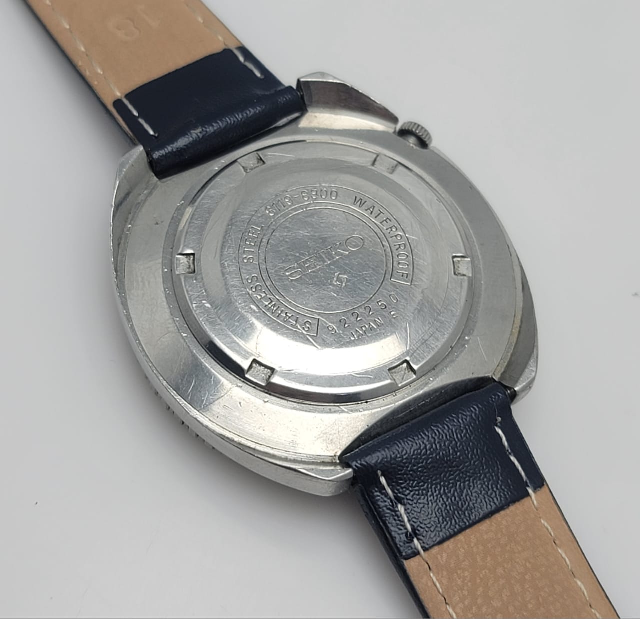 Seiko 5 Sports 6119-8300 Rally Diver Automatic Blue Dial Vintage Men's Watch
