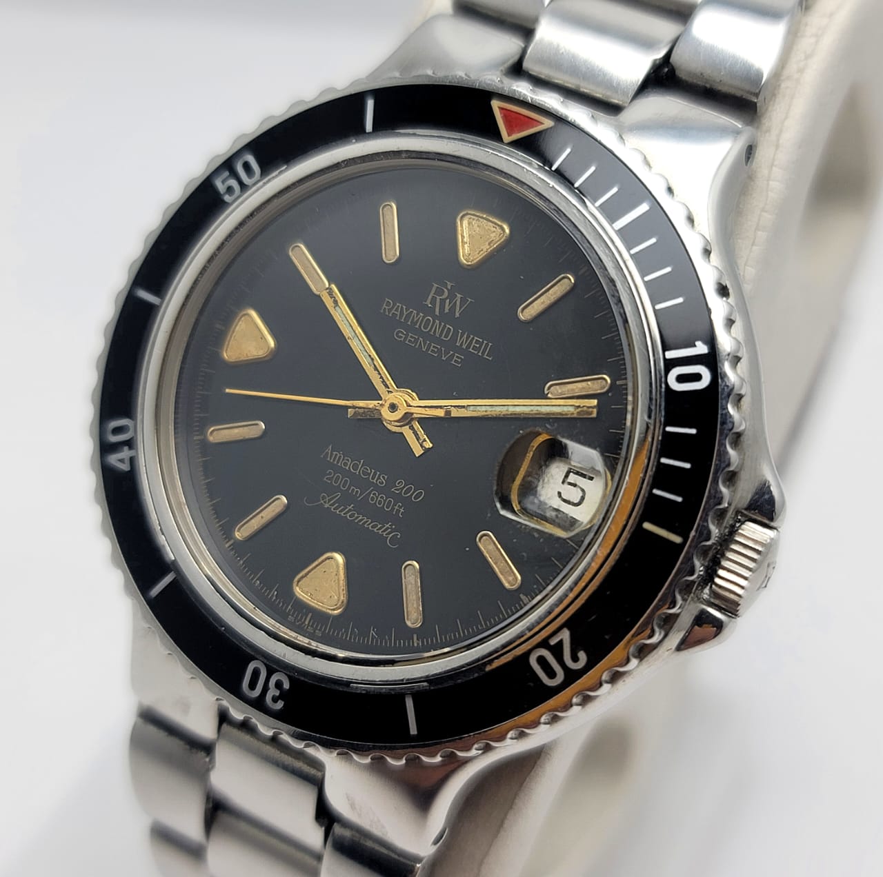 Raymond Weil Geneve Amadeus 200 Ref: 2953 Diver Vintage Men's Watch