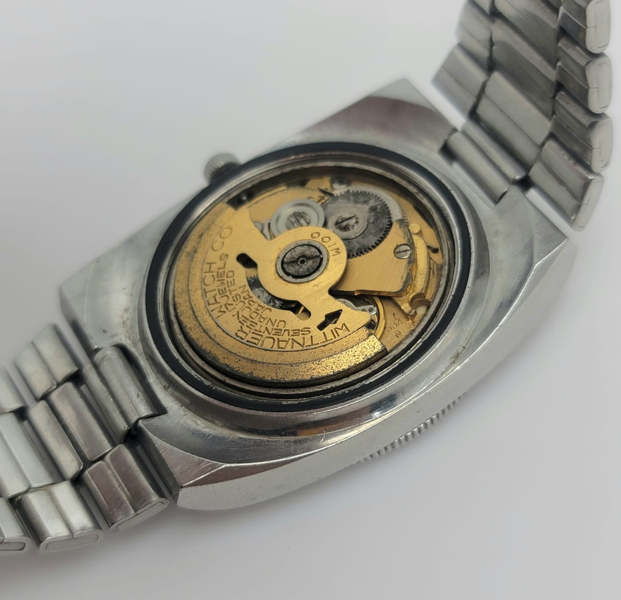 Wittnauer Automatic 1001-W100 Diver Day/Date Vintage Men's Watch - Image 10