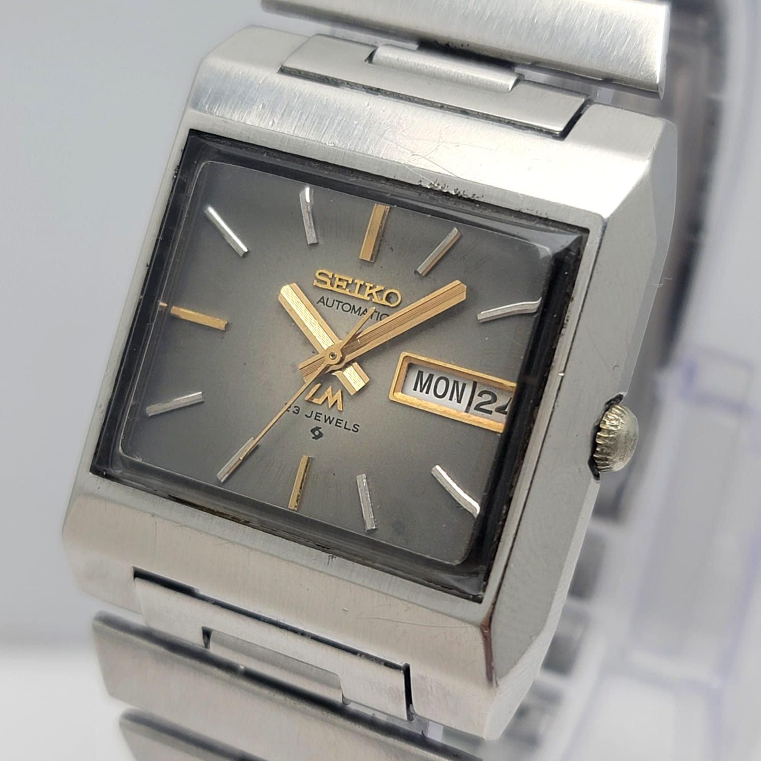 Seiko LM Lord Matic 5606-5160 Automatic Day/Date Vintage Men's Watch