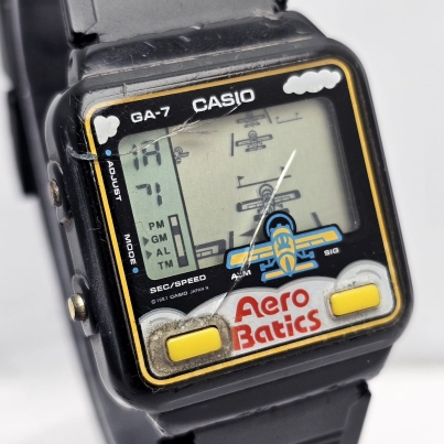 Casio Winning Racer Ga-7 Digital Quartz 687 Vintage Men's Watch (1)