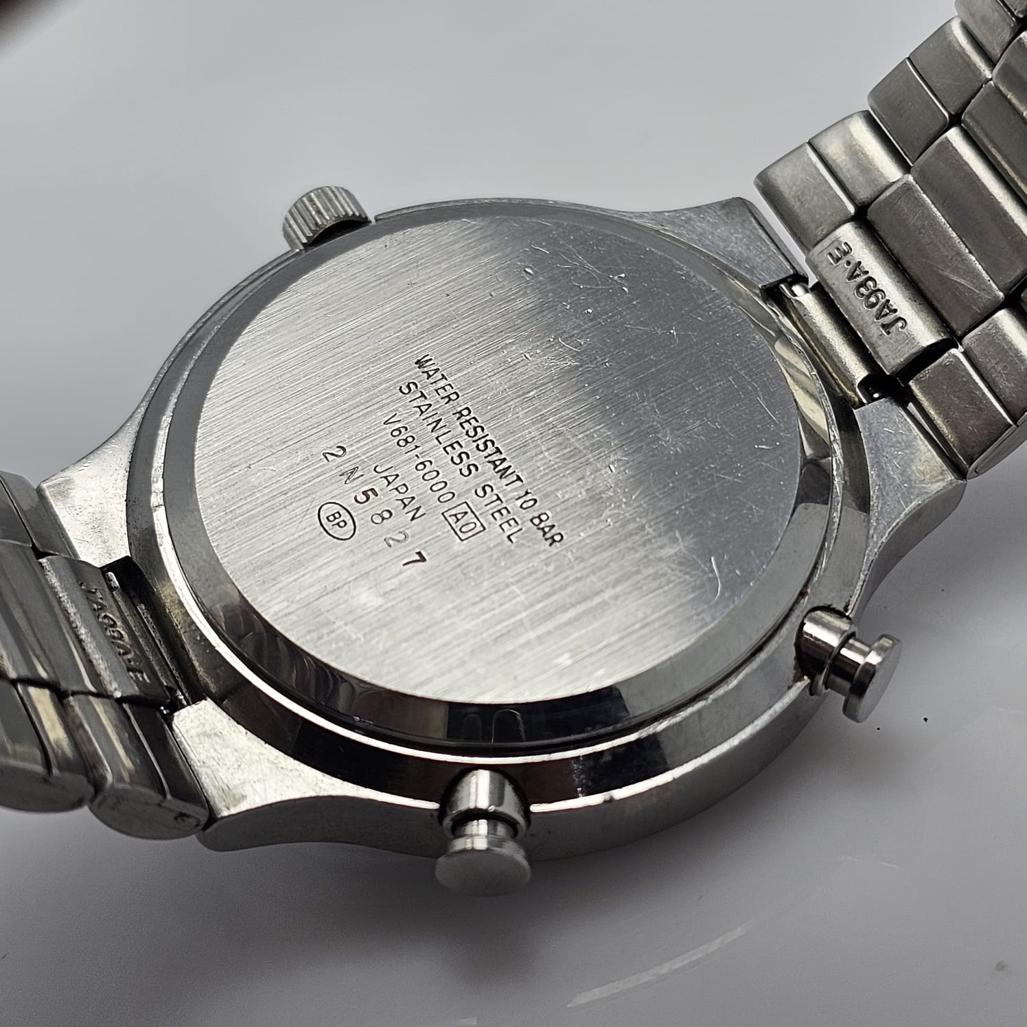 Seiko Alba Hot Gear V681-6000 Circuit Chronograph Quartz Vintage Men's Watch - Image 8