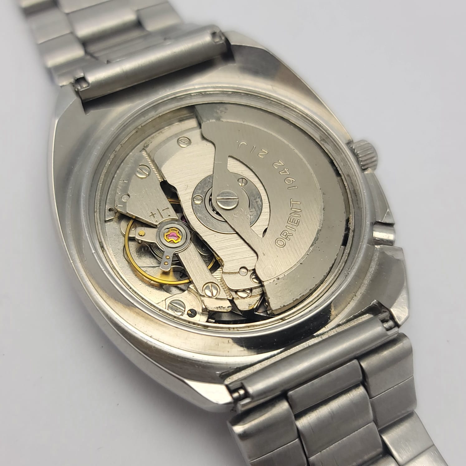 Orient Racer Crystal Day/Date Automatic Vintage Men's Watch - Image 9