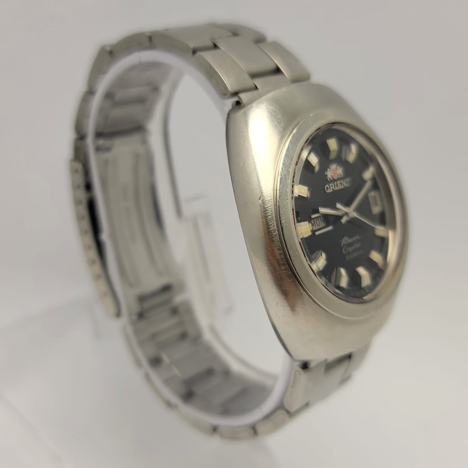 Orient Racer Crystal Day/Date Automatic Vintage Men's Watch - Image 5