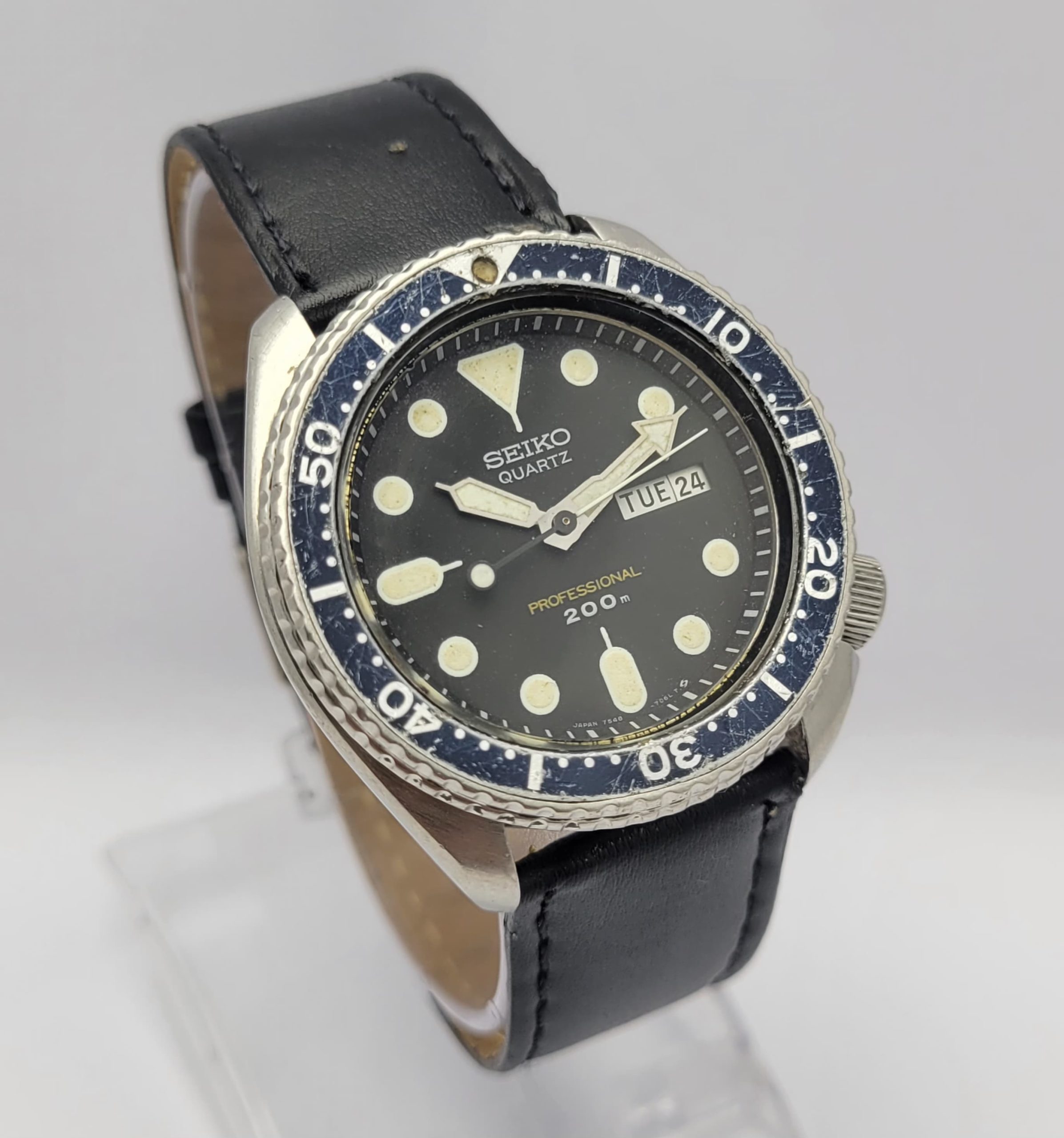 SEIKO 7548-7010 Diver Quartz Professional 200M Vintage Men's Watch - Image 3