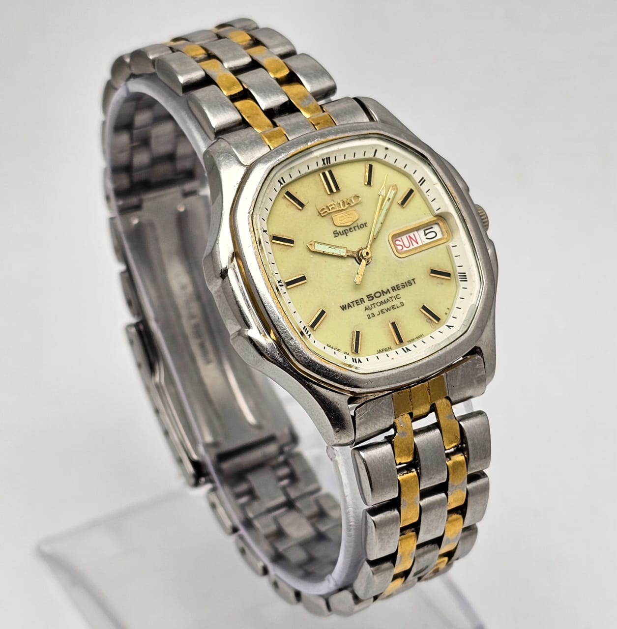 Seiko 5 Superior 7S36-5000 Automatic Day/Date Vintage Men's Watch - Image 2