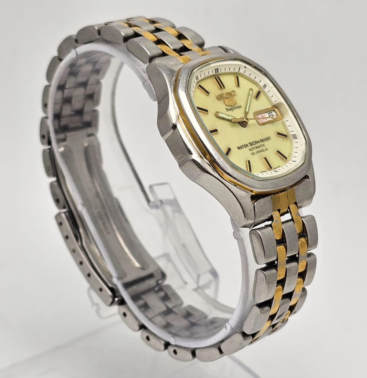 Seiko 5 Superior 7S36-5000 Automatic Day/Date Vintage Men's Watch - Image 3