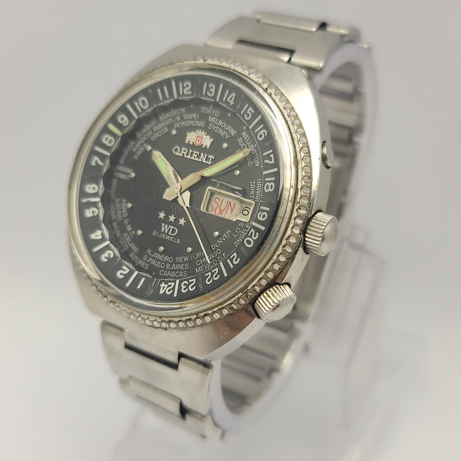 Orient World Diver Day/Date Y469622-7A Automatic Vintage Men's Watch - Image 5