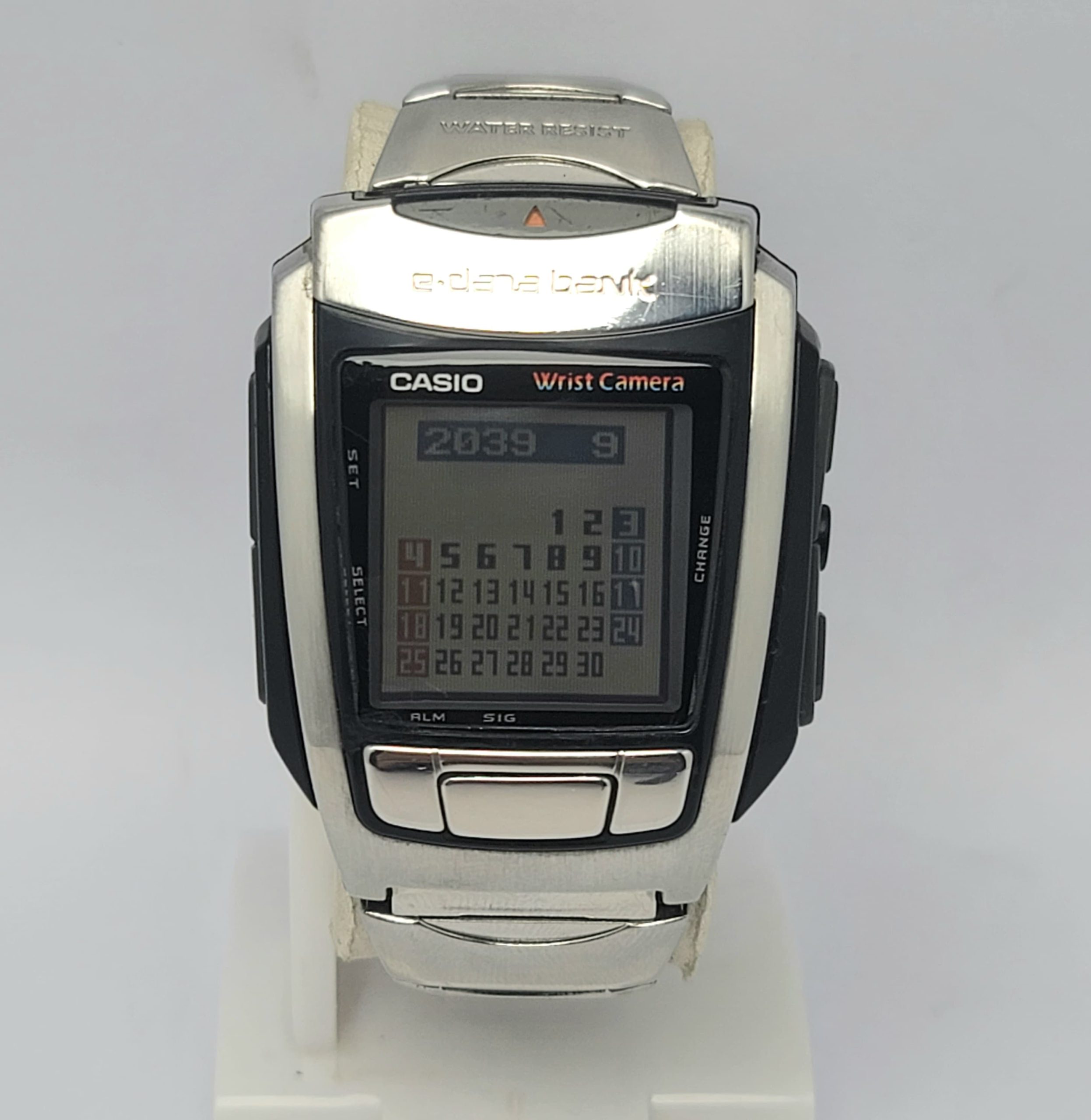 Casio Wrist Camera WQV-10 E-Data Bank 2412 Digital Vintage Men's Watch - Image 8