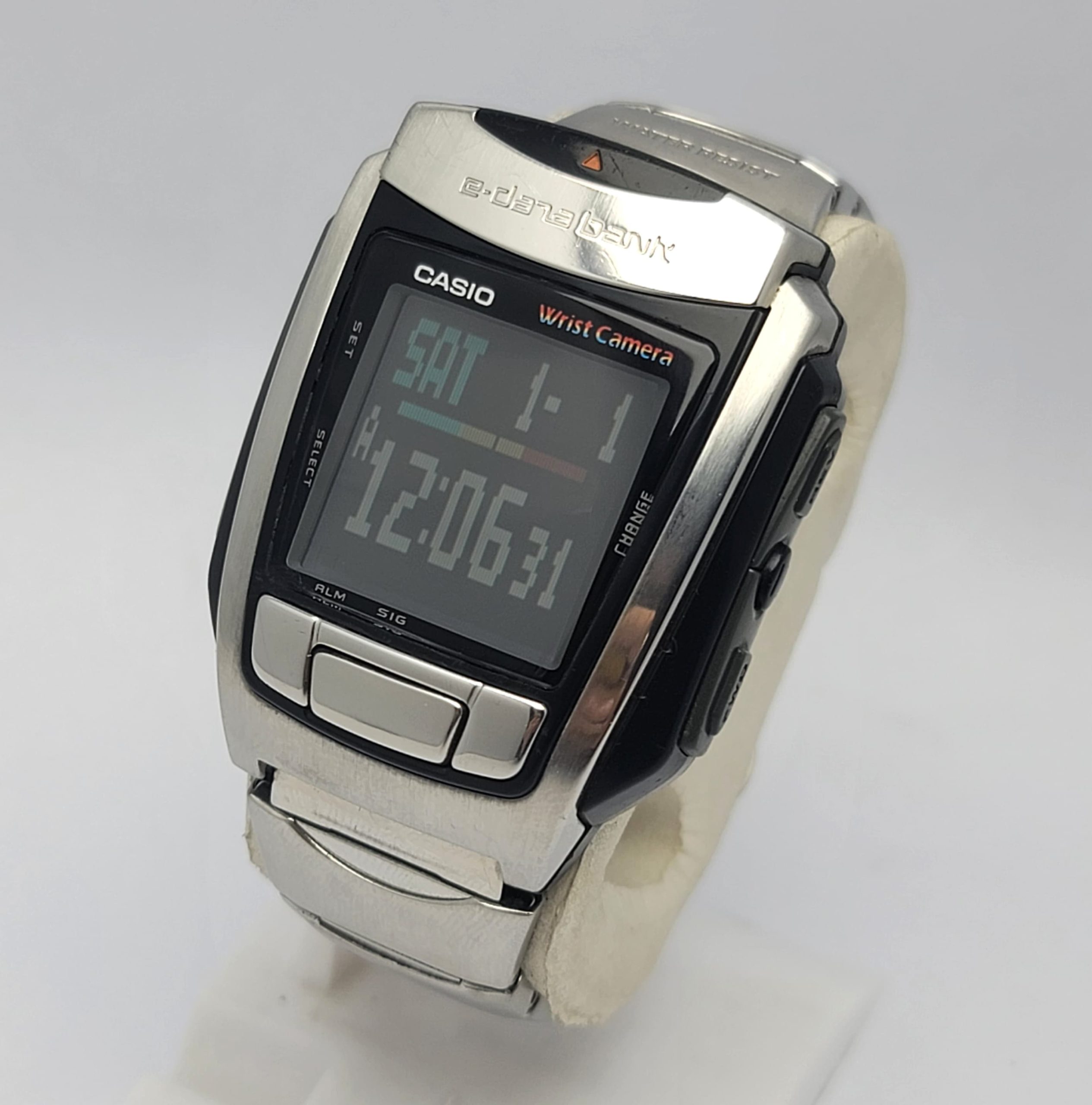 Casio Wrist Camera WQV-10 E-Data Bank 2412 Digital Vintage Men's Watch - Image 5
