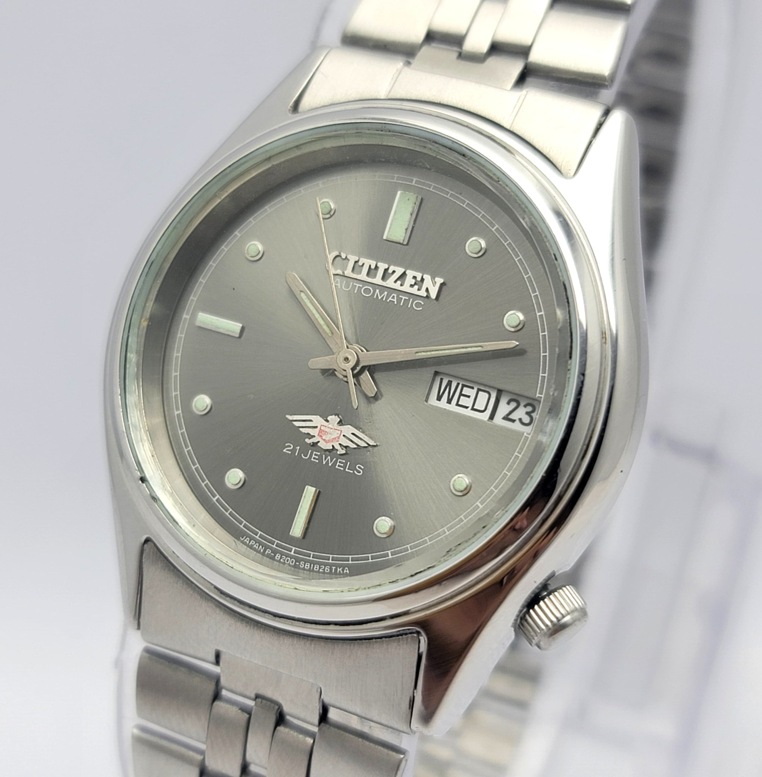 Citizen Eagle 7 Automatic 4-038835K Day/Date Vintage Men's Watch