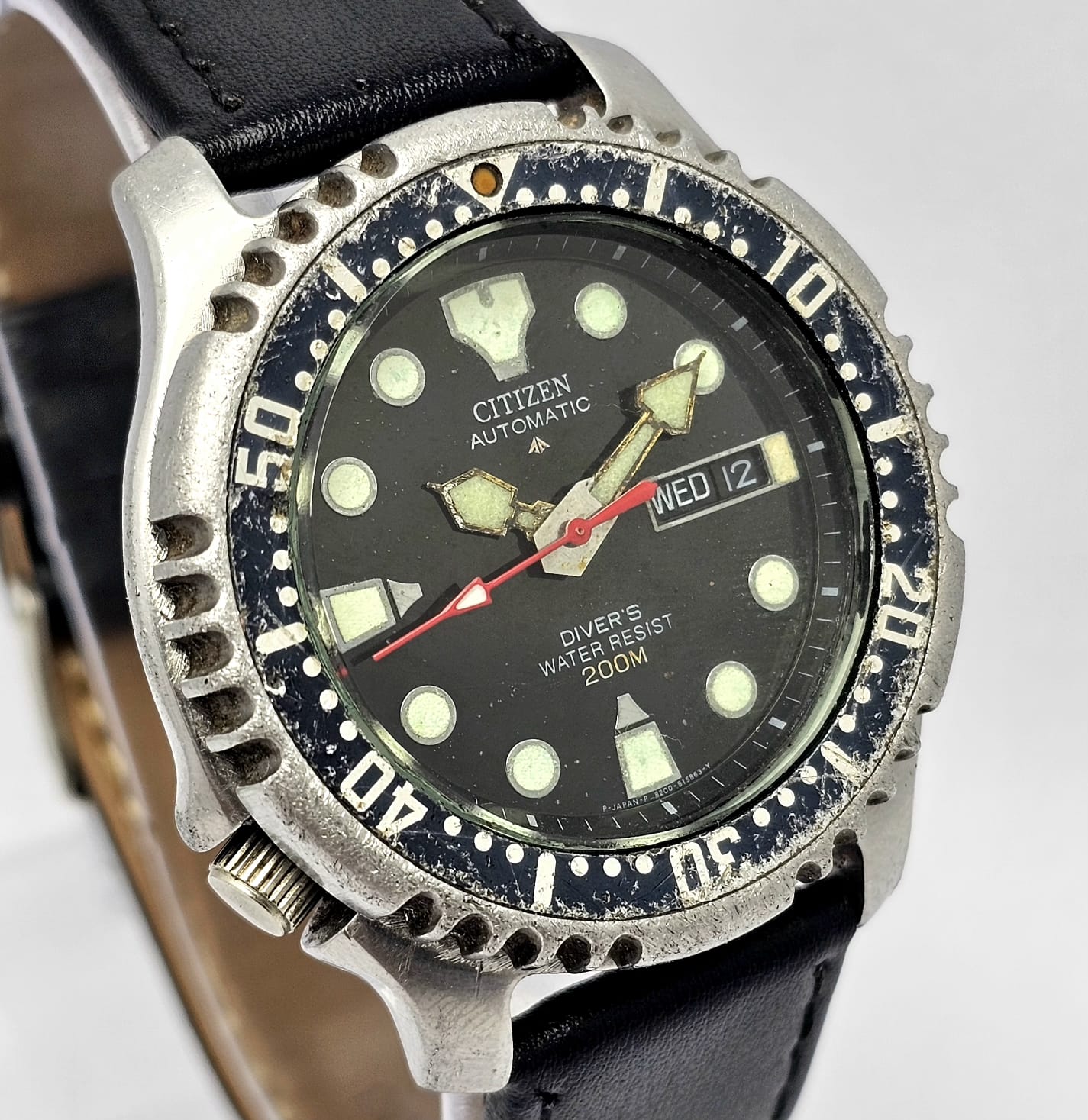 Citizen Promaster Diver 8203-824393 Day/Date Vintage Men's Watch