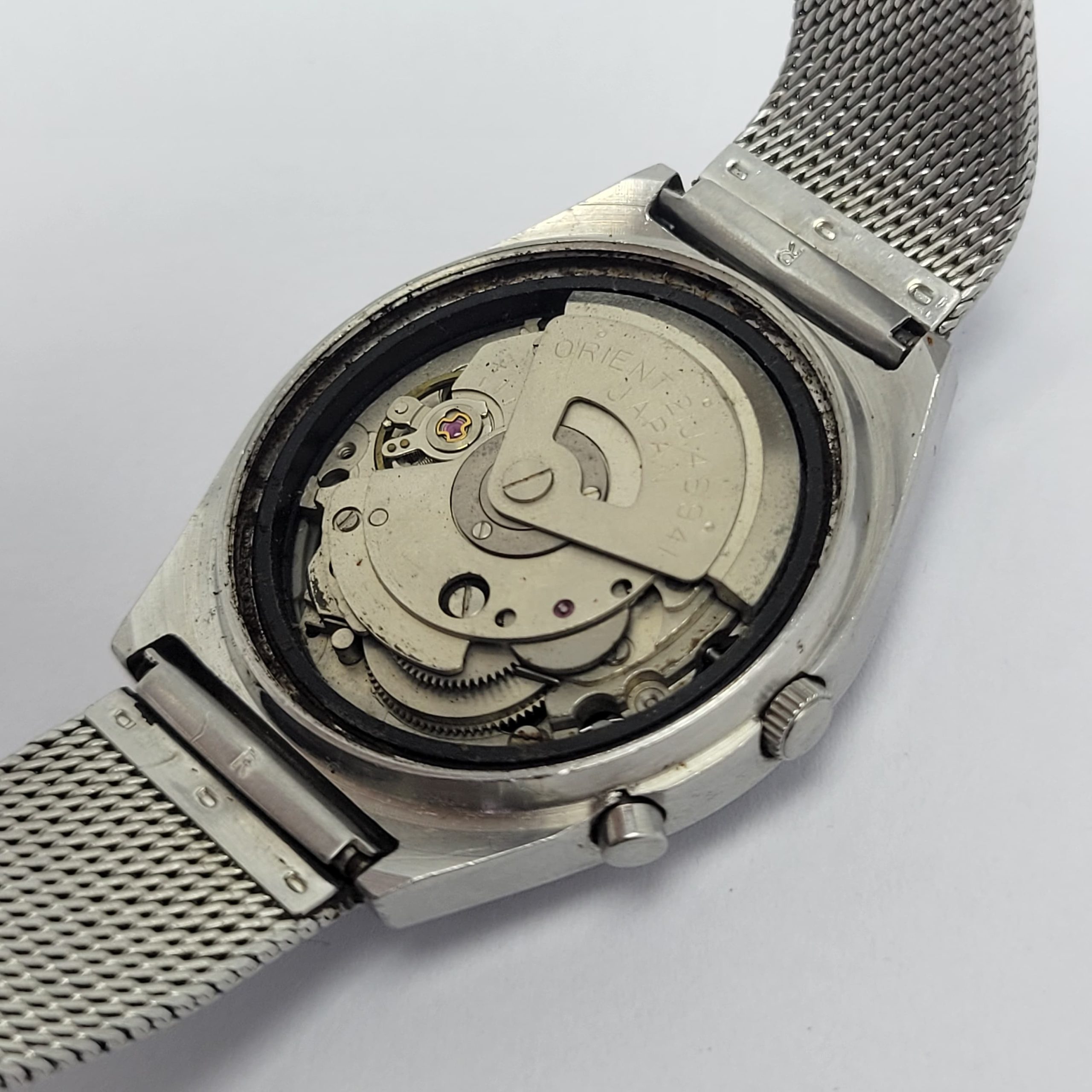 ORIENT Crystal 3 Star Automatic 0S469C310B Day/Date Vintage Men's Watch - Image 9