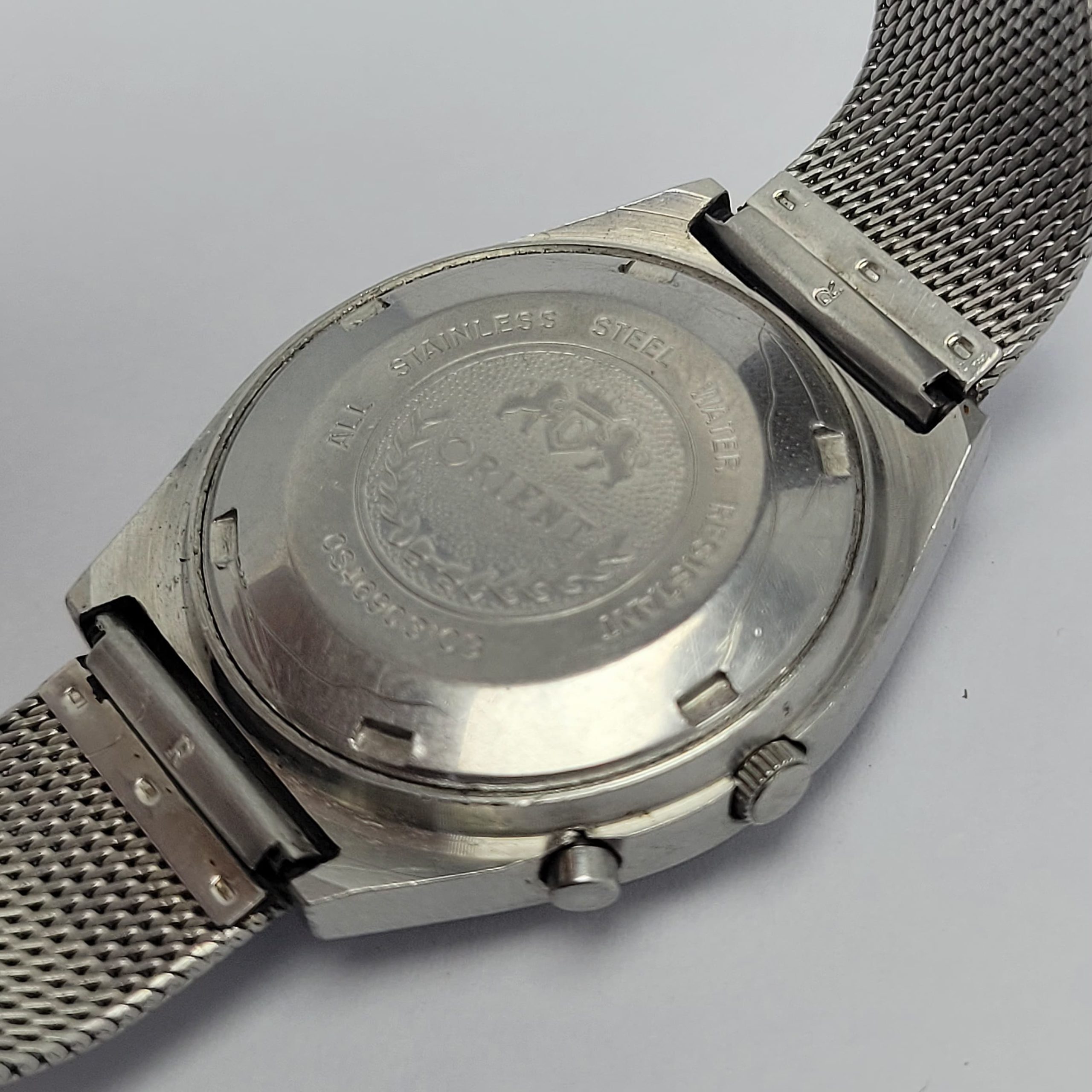 ORIENT Crystal 3 Star Automatic 0S469C310B Day/Date Vintage Men's Watch - Image 8