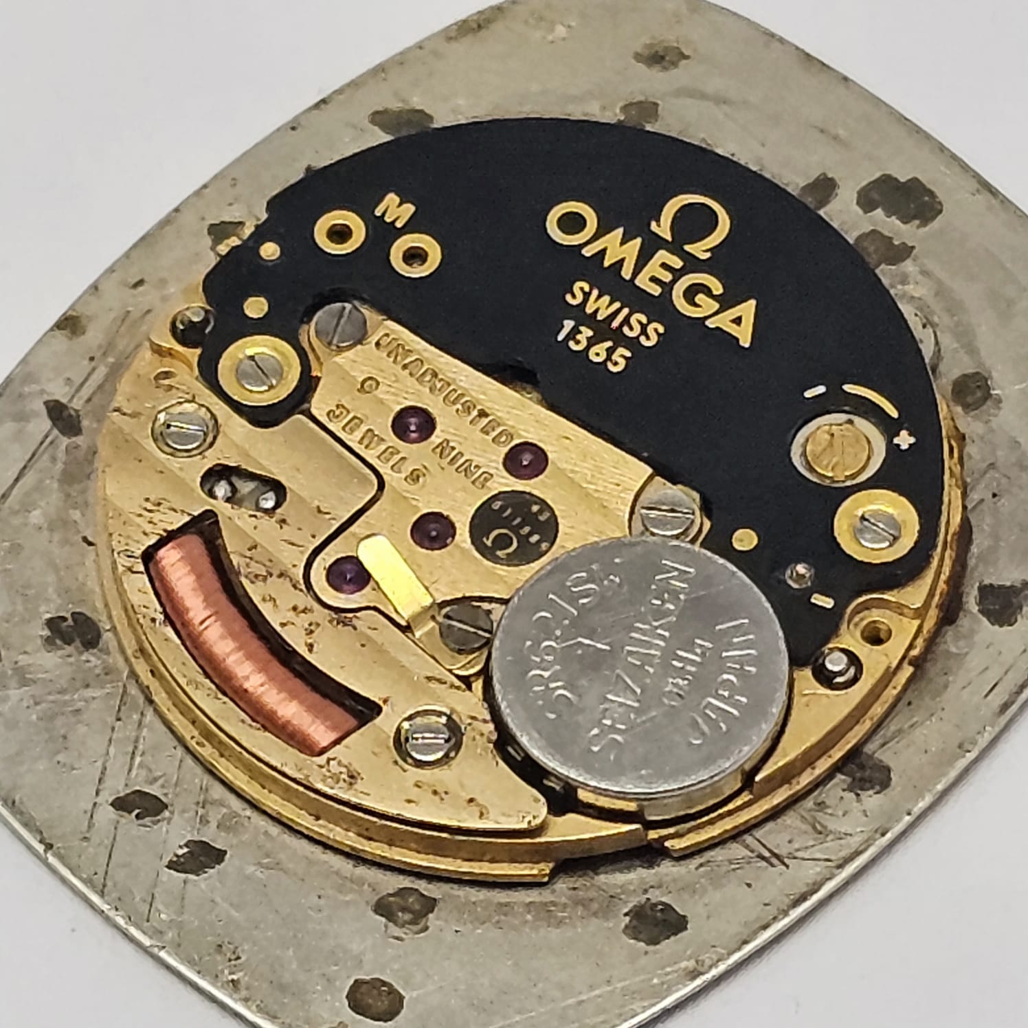 OMEGA DE VILLE 1365 QUARTZ 191 0168 Vintage Men's Watch Movement - Image 2
