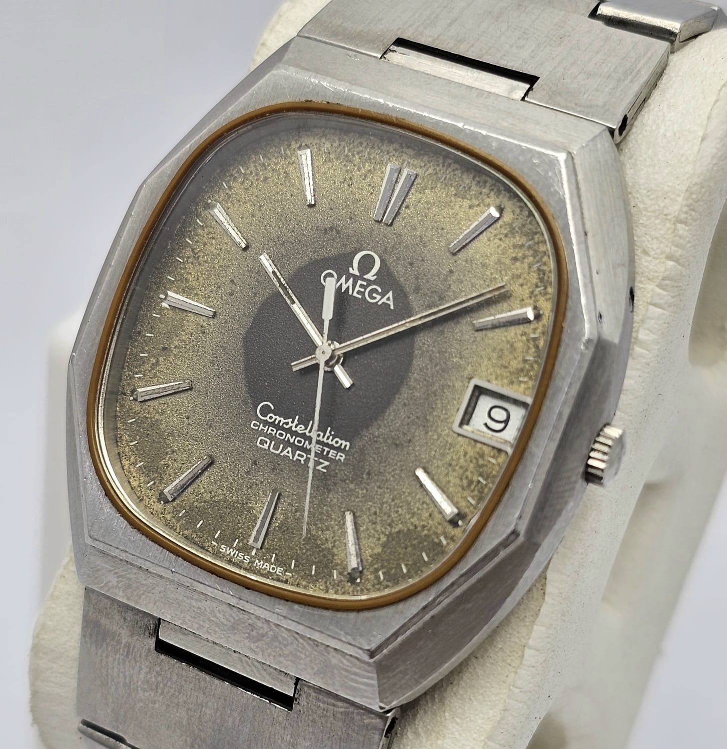 Omega Constellation Chronometer 198.0123 Quartz Cal.1332 Vintage Men's Watch