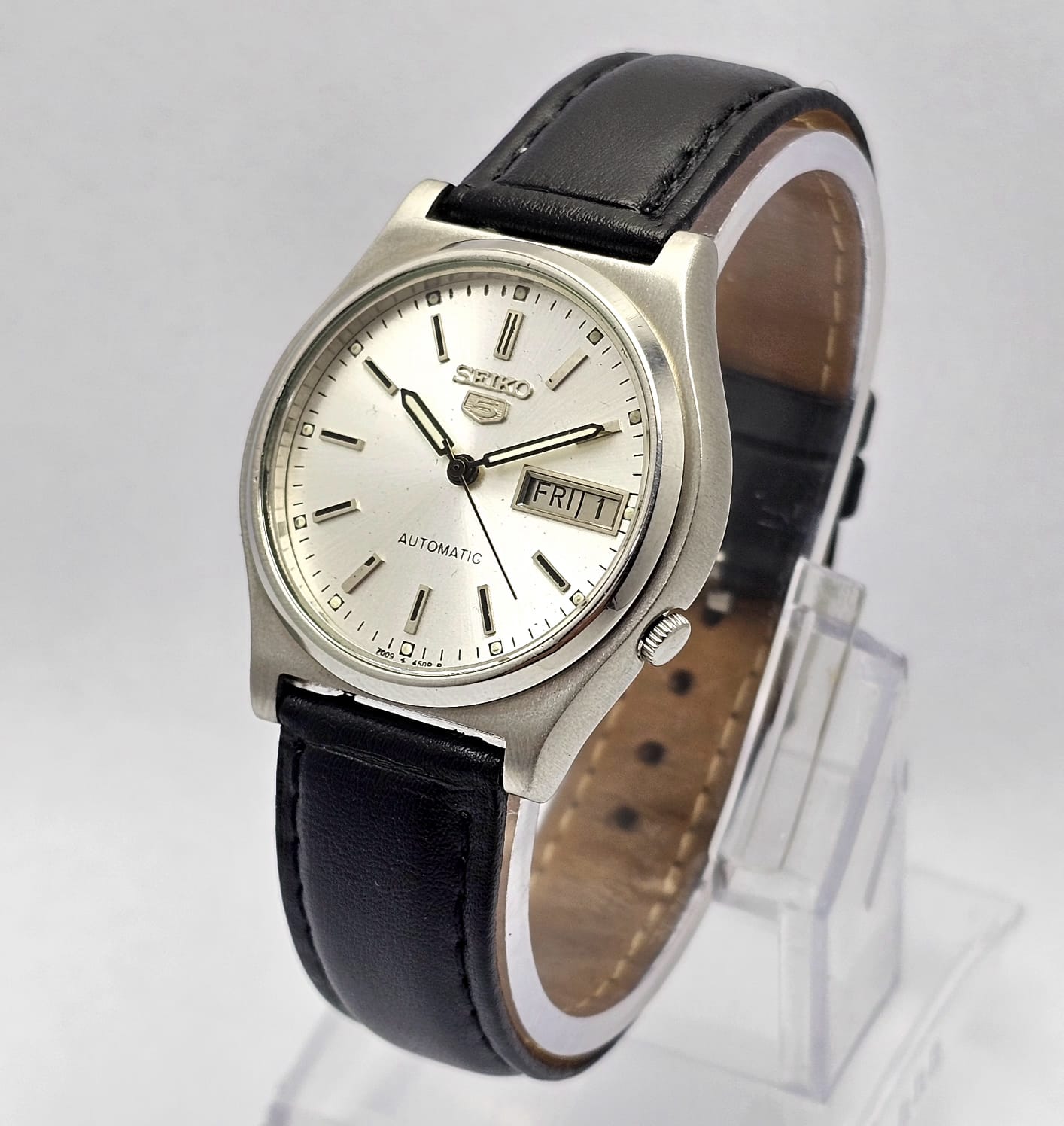 Seiko 5 Automatic 7009-3171 Day/Date Vintage Men's Watch - Image 4