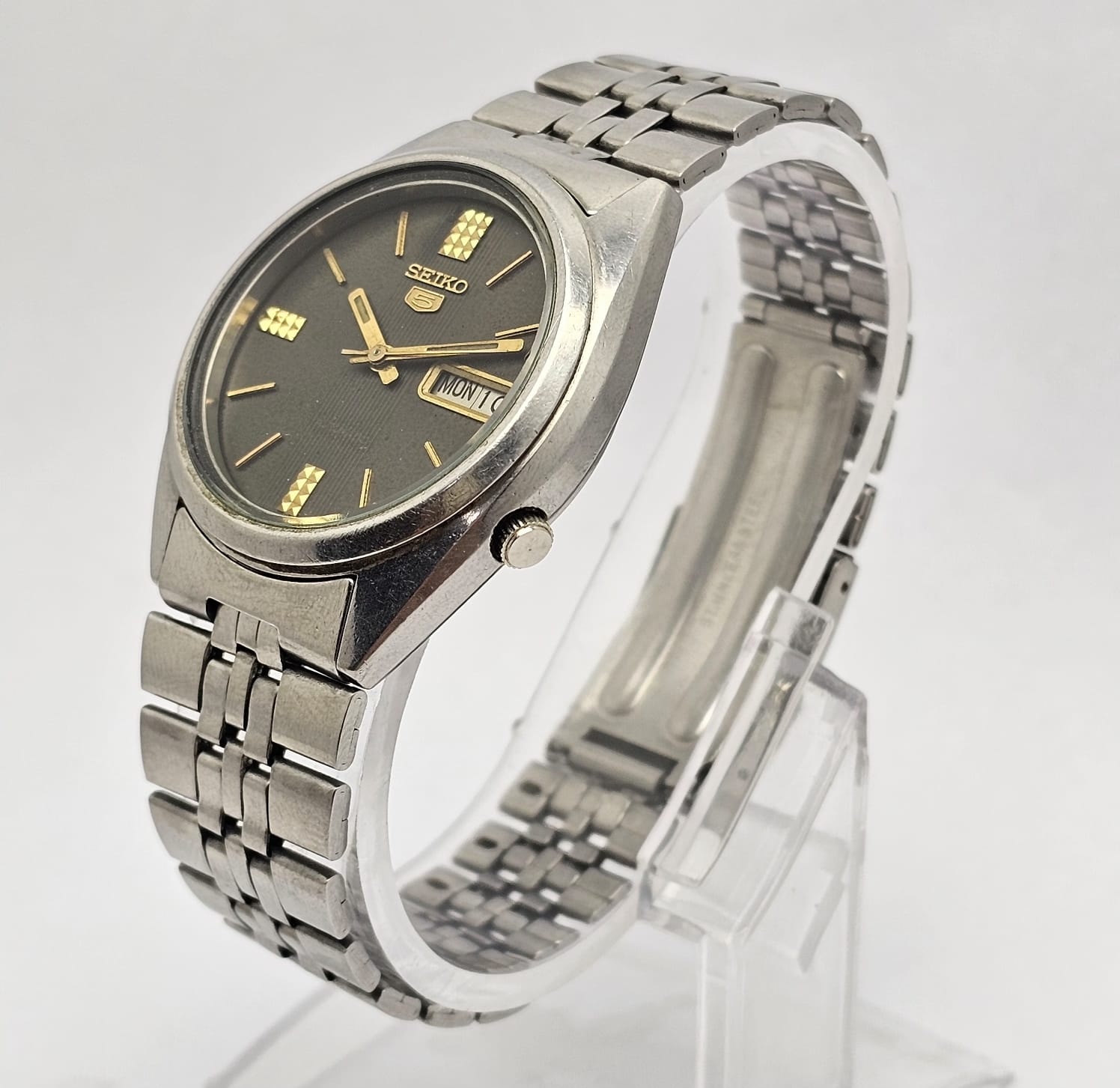 Seiko 5 Automatic 7009-8740 Day/Date Vintage Men's Watch - Image 5