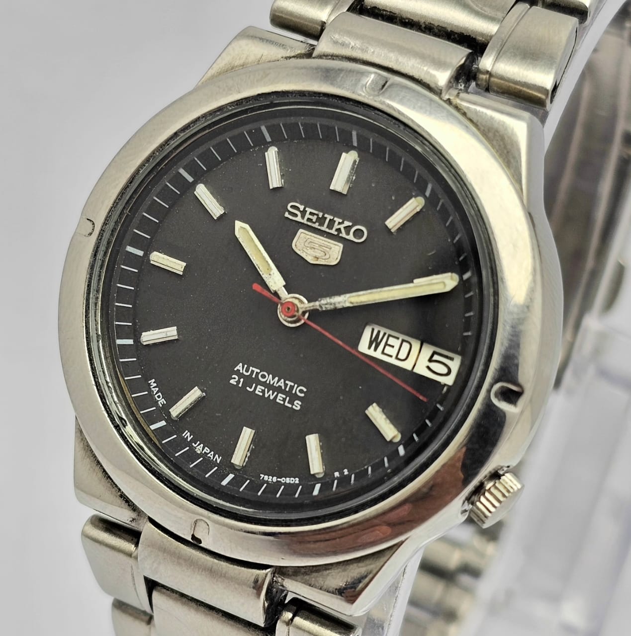 Seiko 5 Automatic 7S26-01Z0 Day/Date Vintage Men's Watch - Image 2