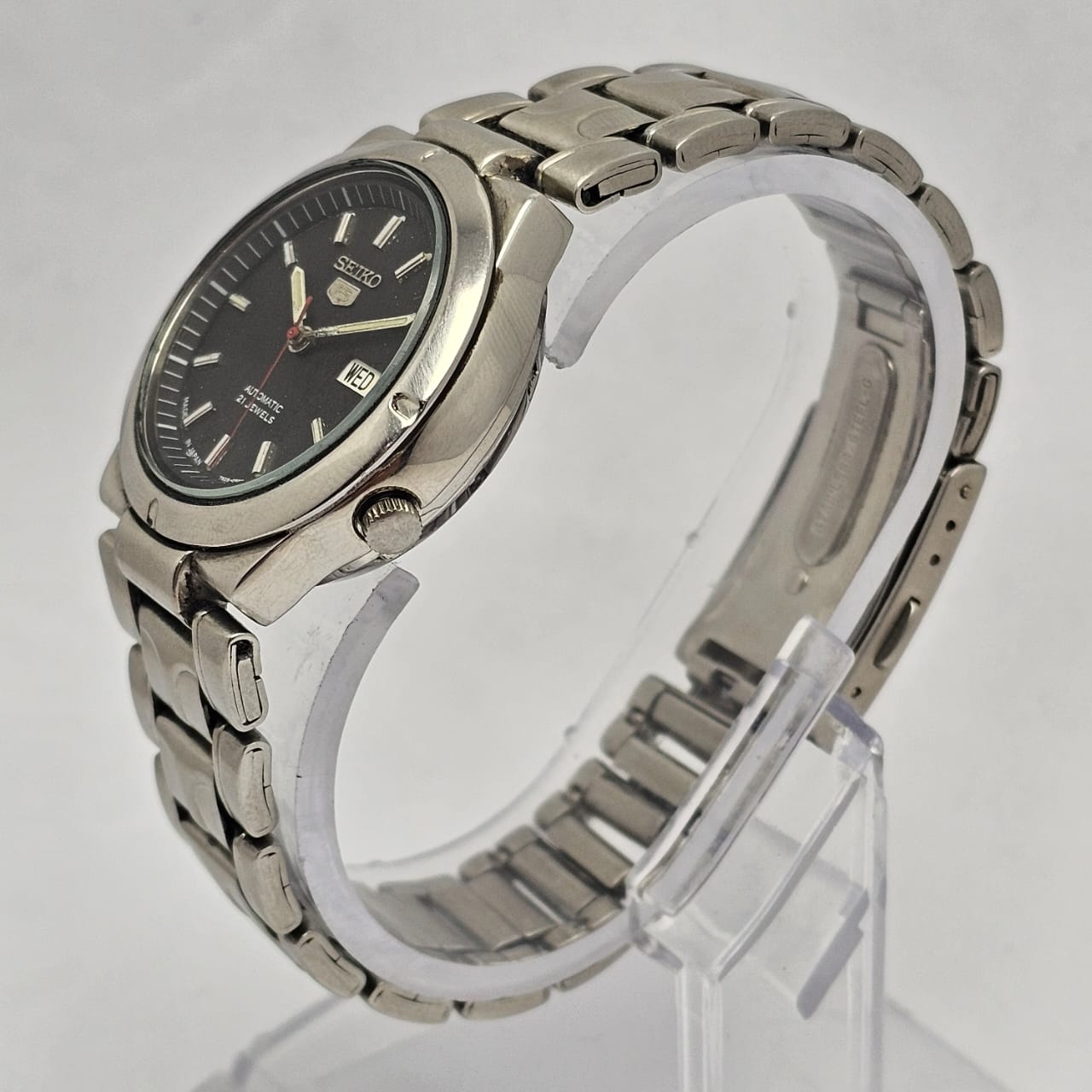 Seiko 5 Automatic 7S26-01Z0 Day/Date Vintage Men's Watch - Image 6
