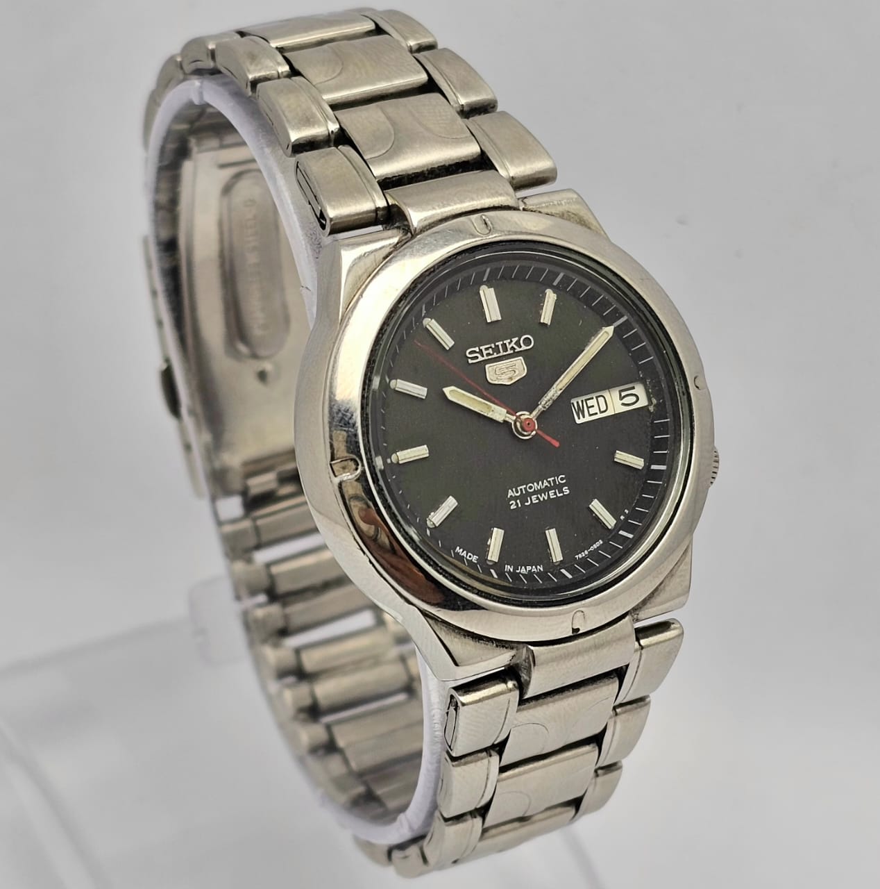 Seiko 5 Automatic 7S26-01Z0 Day/Date Vintage Men's Watch - Image 3