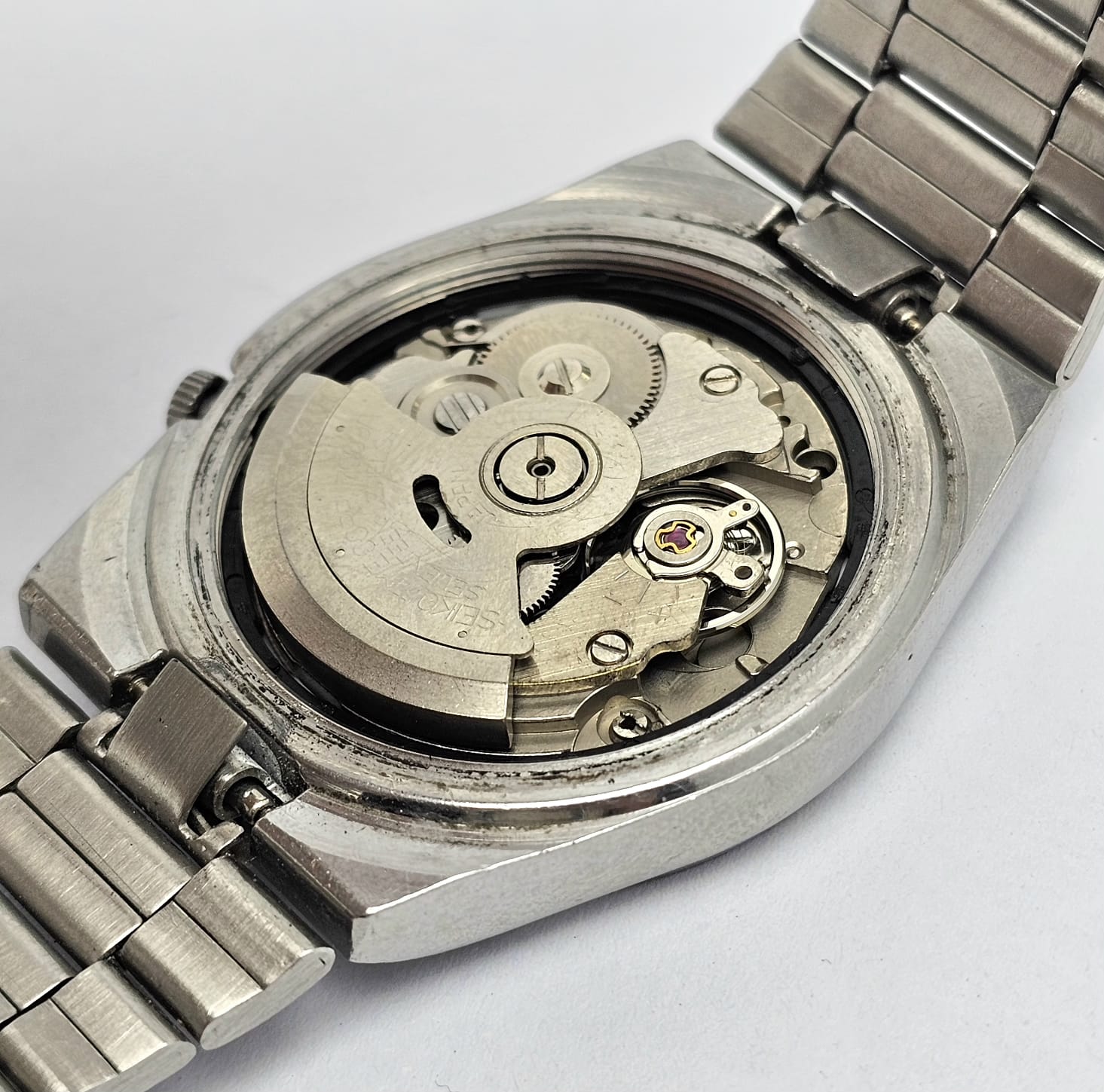 Seiko 5 Automatic Railway Time 7009-3161 Day/Date Vintage Men's Watch - Image 9