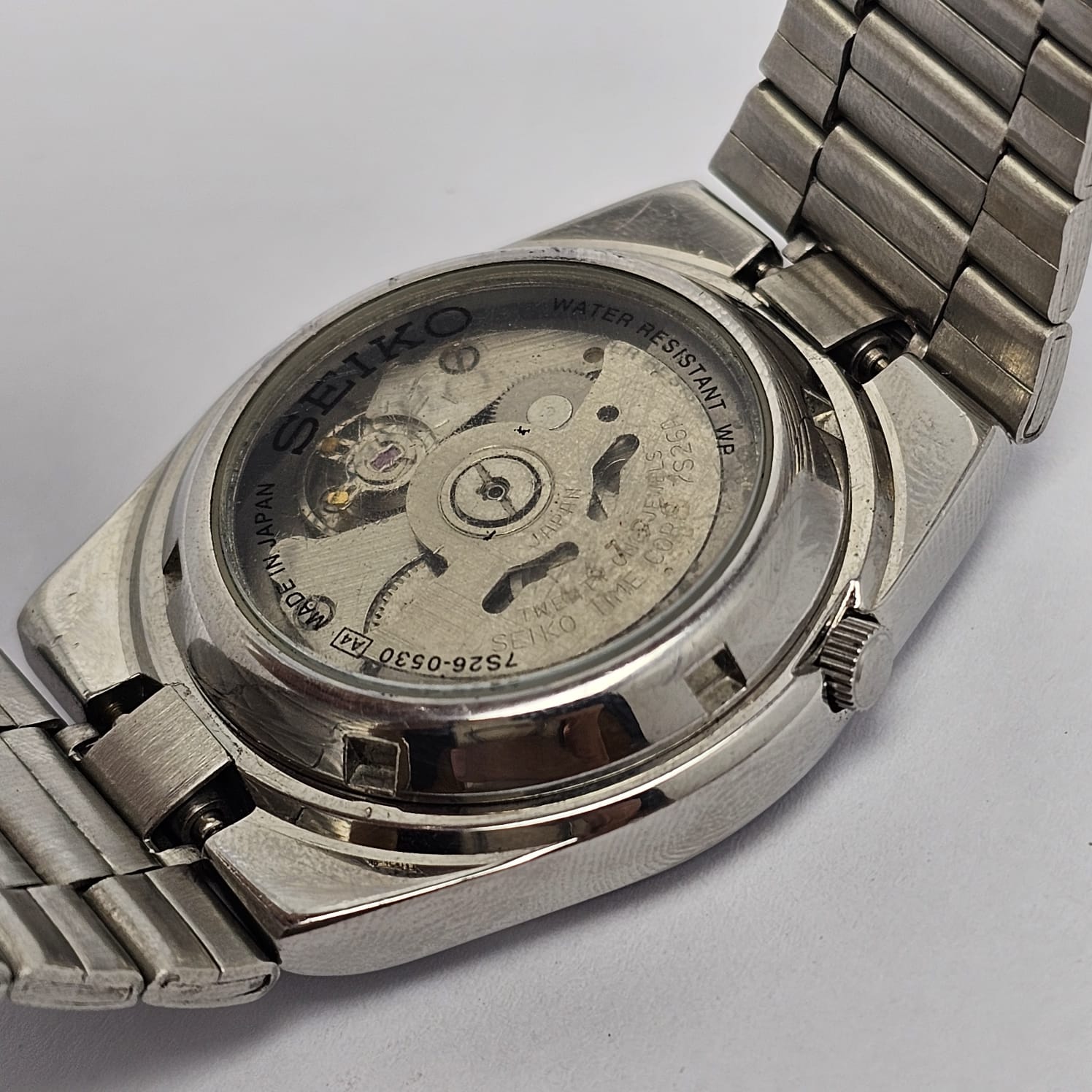 Seiko 5 Railway Time Automatic 7S26-0530 Day/Date Vintage Men's Watch - Image 8