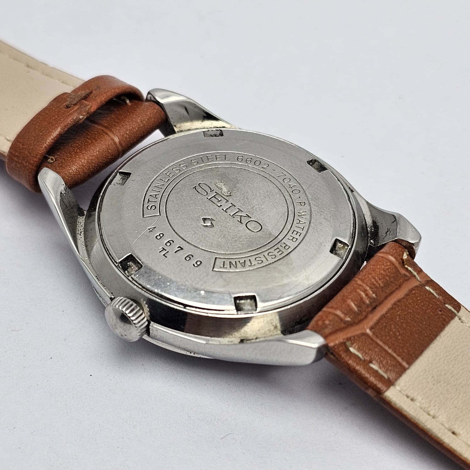 Seiko Manual Winding 6602-7040 Vintage Men's Watch - Image 8
