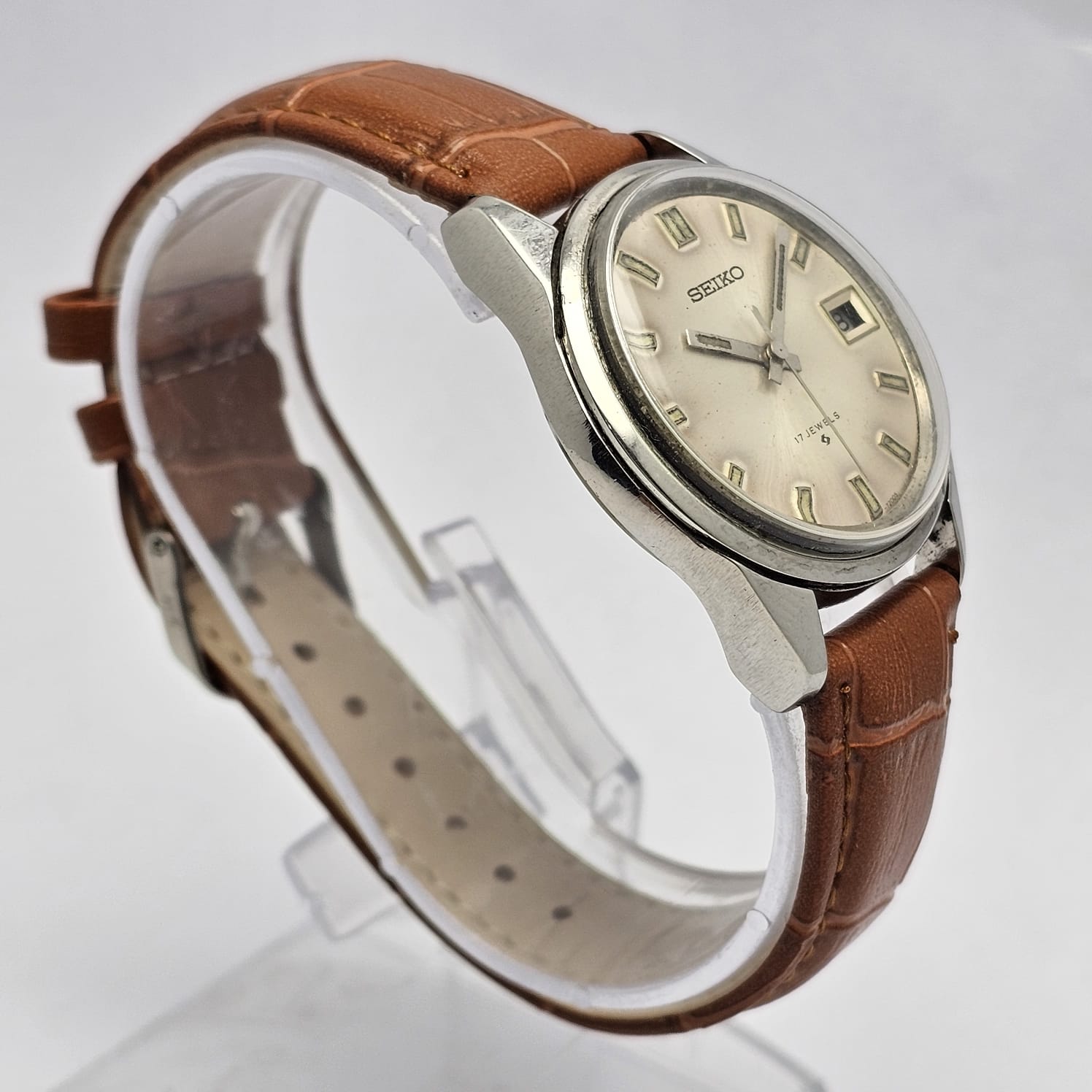 Seiko Manual Winding 6602-7040 Vintage Men's Watch - Image 5