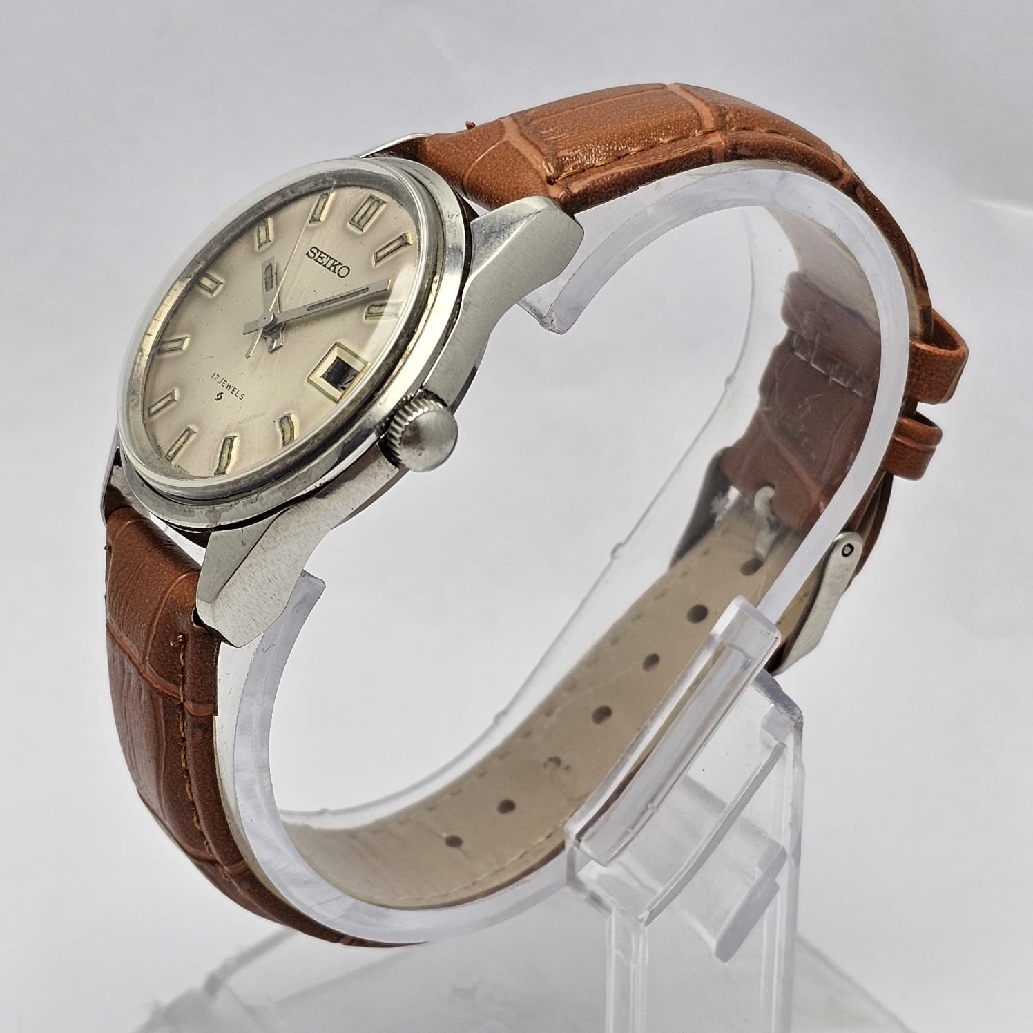 Seiko Manual Winding 6602-7040 Vintage Men's Watch - Image 6