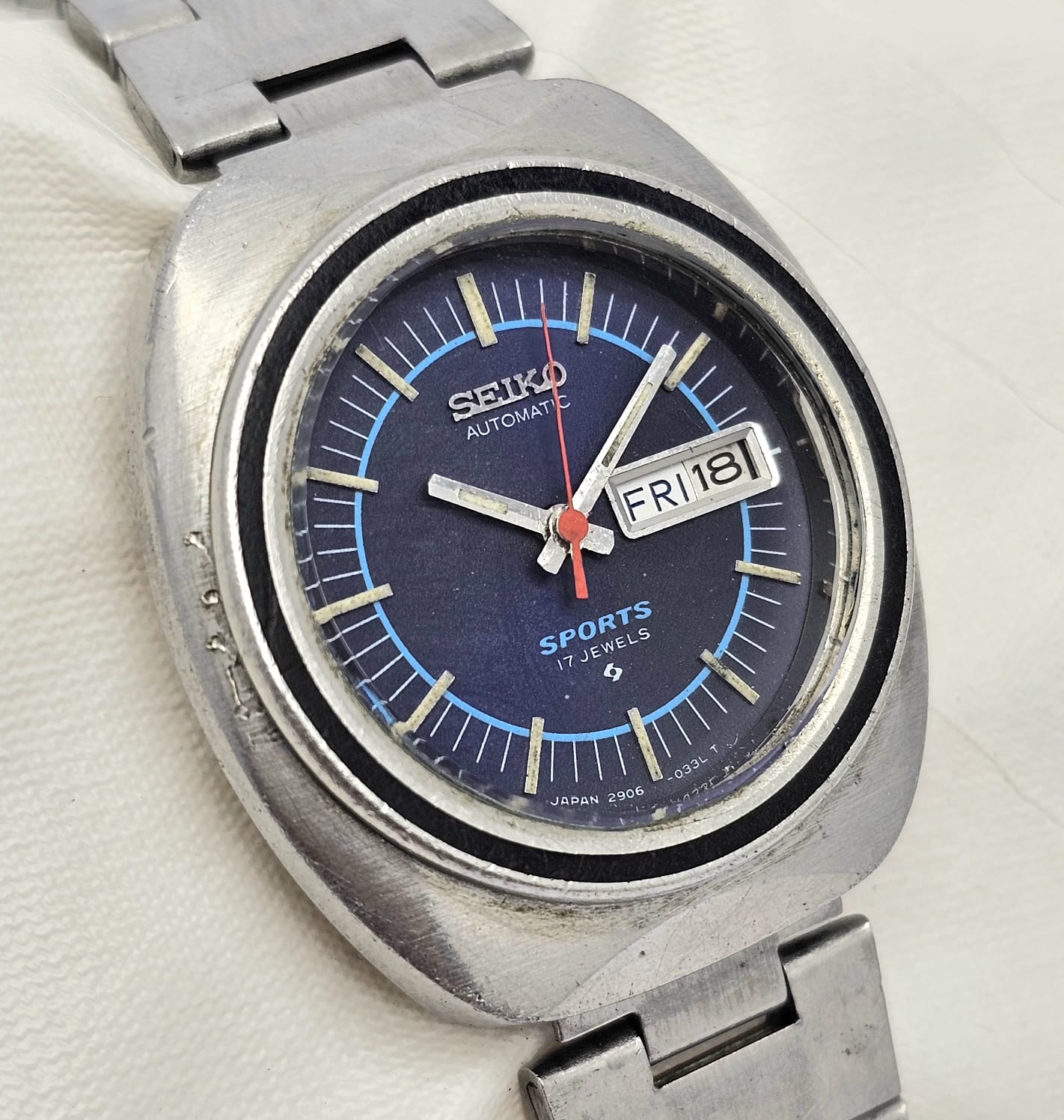 Seiko Sports 2906-0170 Automatic Day/Date Vintage Women's Watch