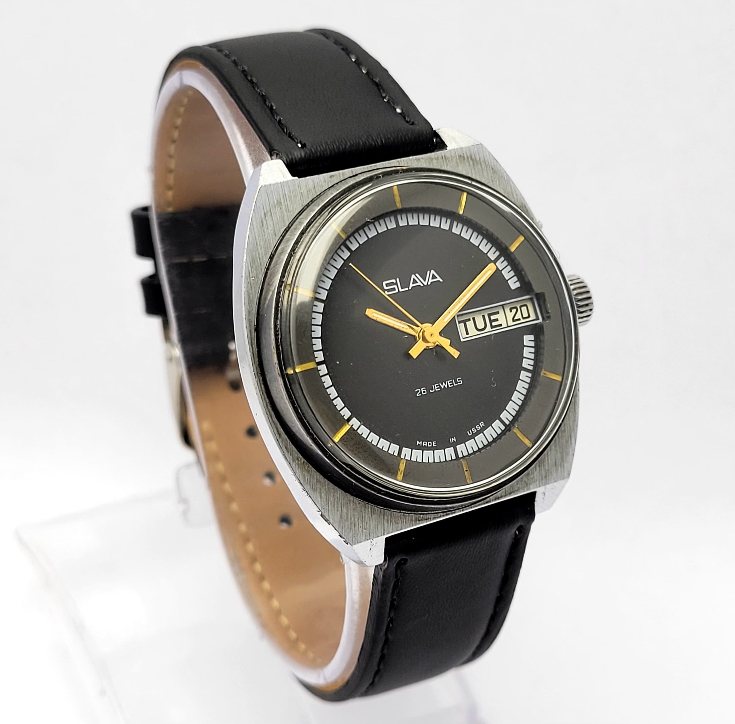 Slava Manual Winding Soviet Vintage Men's Watch - Image 3