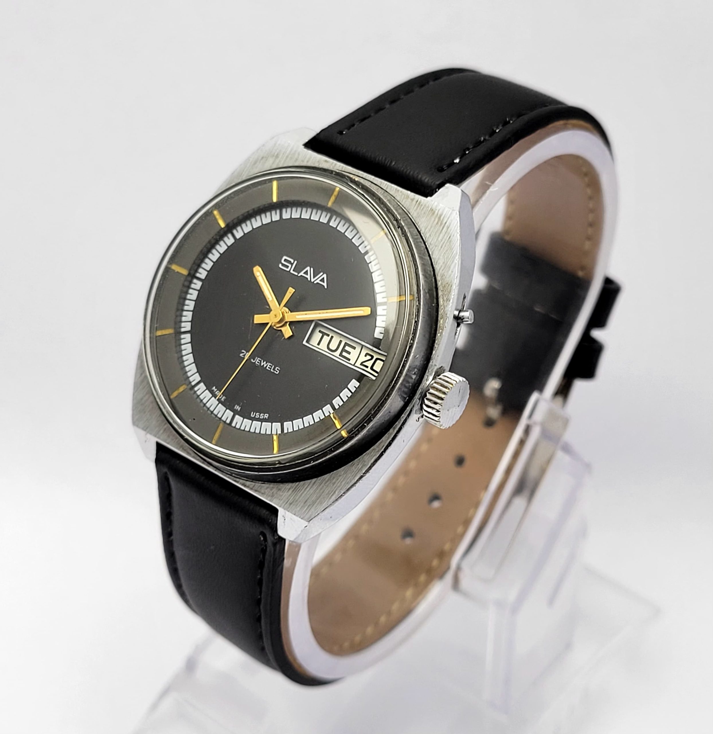 Slava Manual Winding Soviet Vintage Men's Watch - Image 4