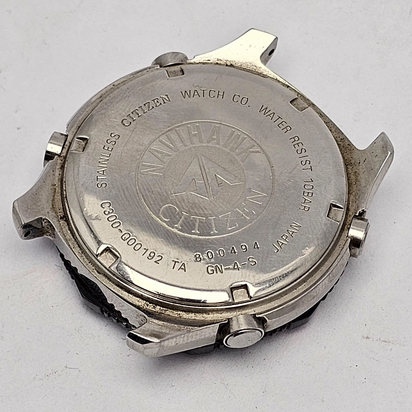 Citizen Navihawk C300-Q00192 World Time Quartz Vintage Men's Watch Case Only - Image 4