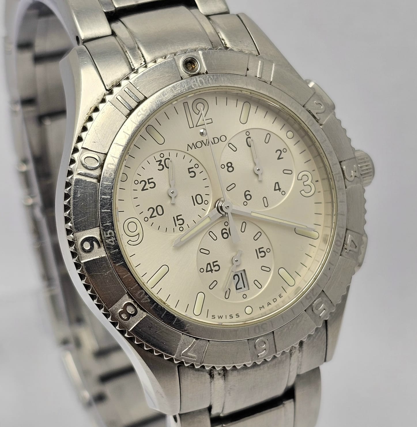 Movado 84 F9 1890 Chronograph Quartz Men's Watch