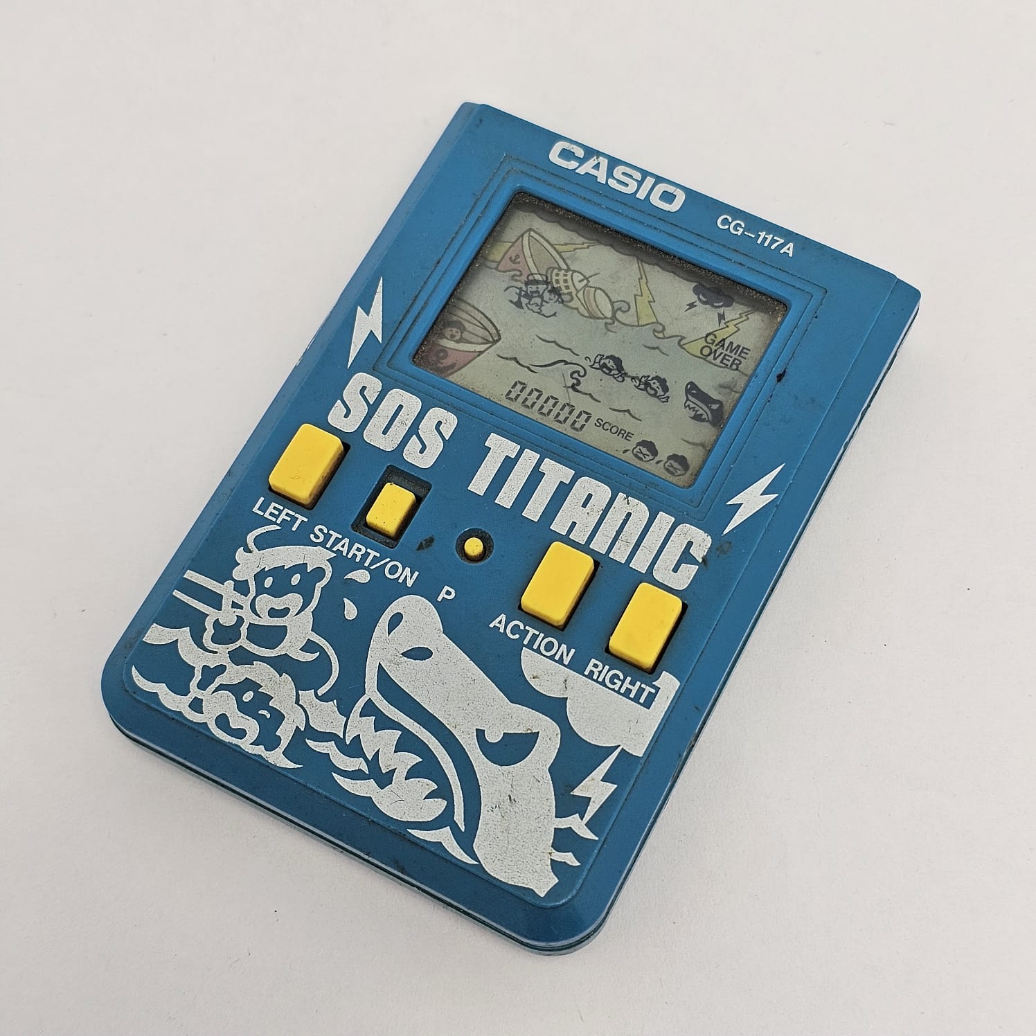 Casio CG-117A SOS Titanic Handheld Vintage Game