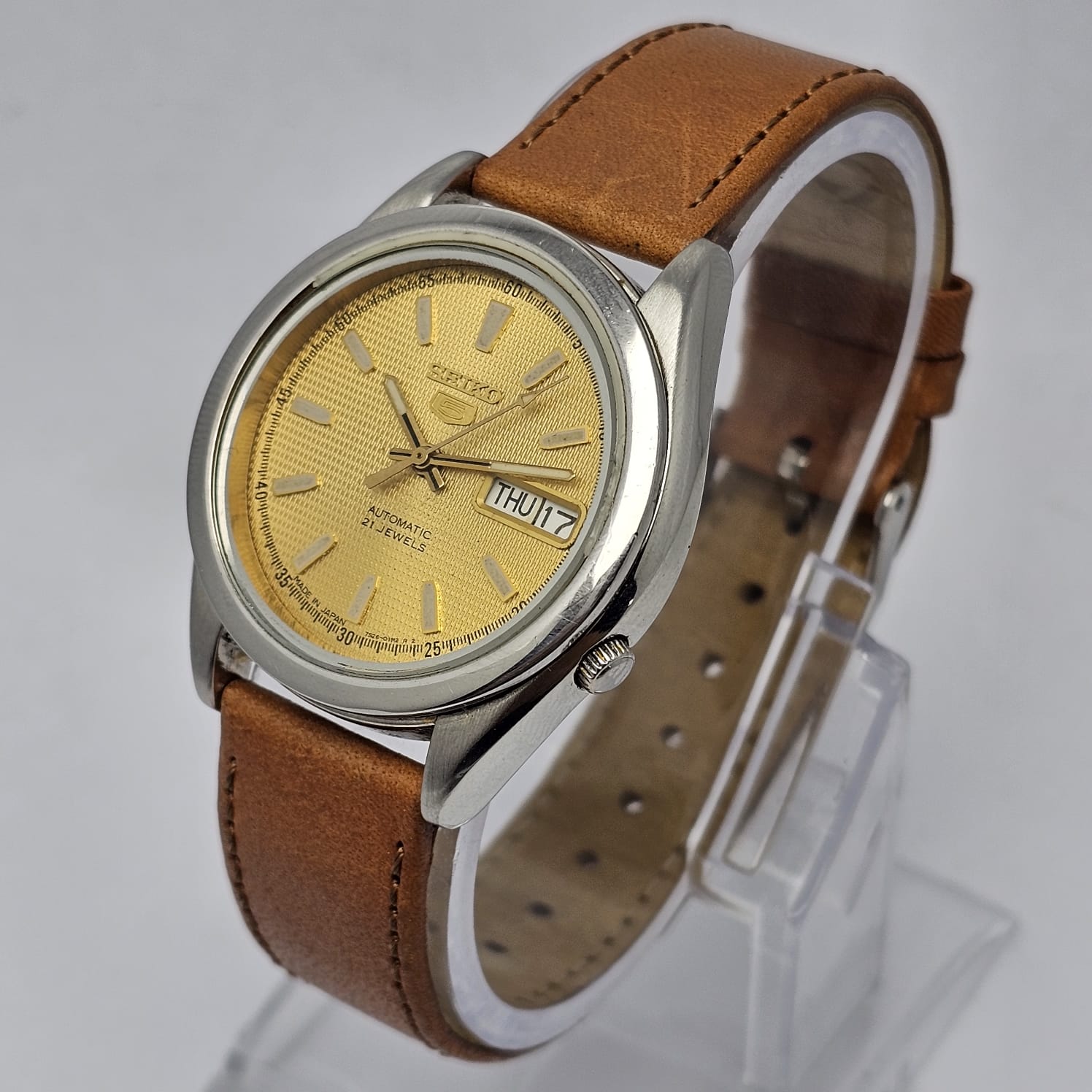 Seiko 5 Automatic 7S26-00X0 Day/Date Vintage Men's Watch - Image 4