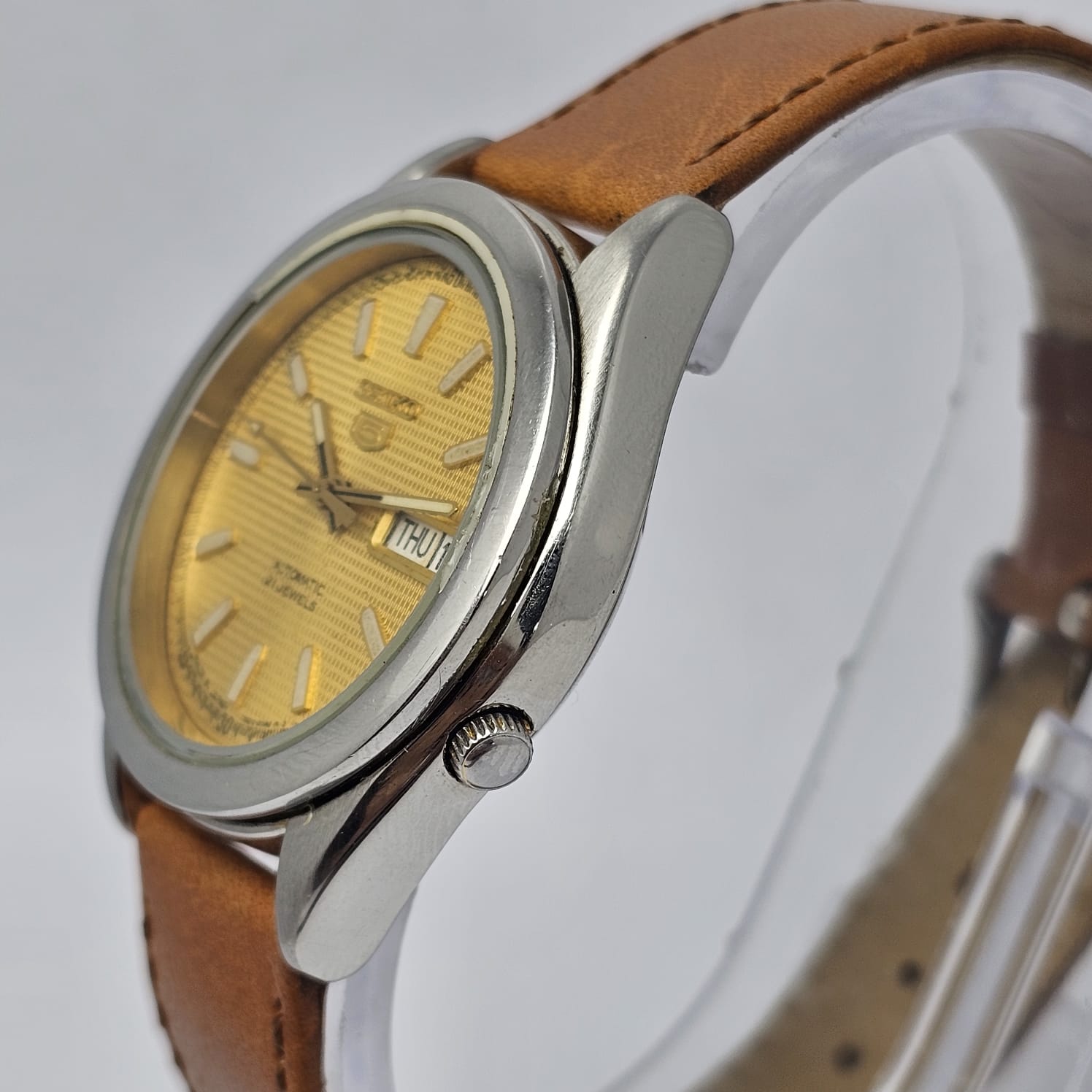 Seiko 5 Automatic 7S26-00X0 Day/Date Vintage Men's Watch - Image 6