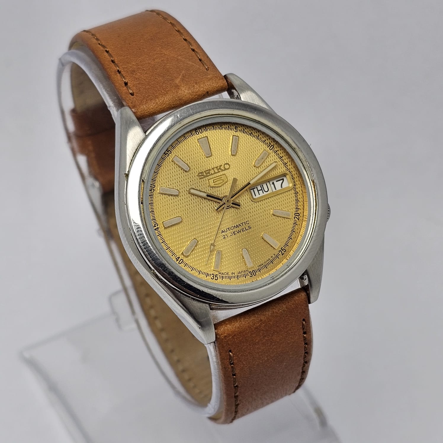 Seiko 5 Automatic 7S26-00X0 Day/Date Vintage Men's Watch - Image 3