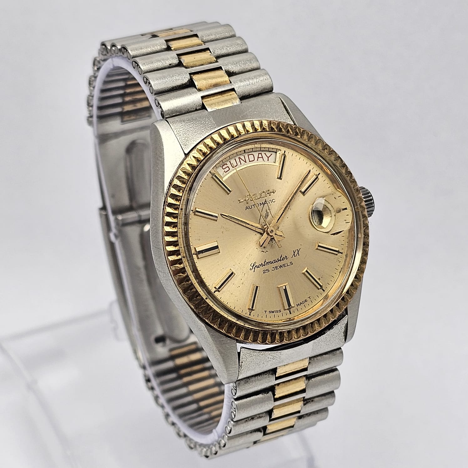 Felca Sportmaster XX 8121-1 Automatic Day/Date Vintage Men's Watch - Image 4