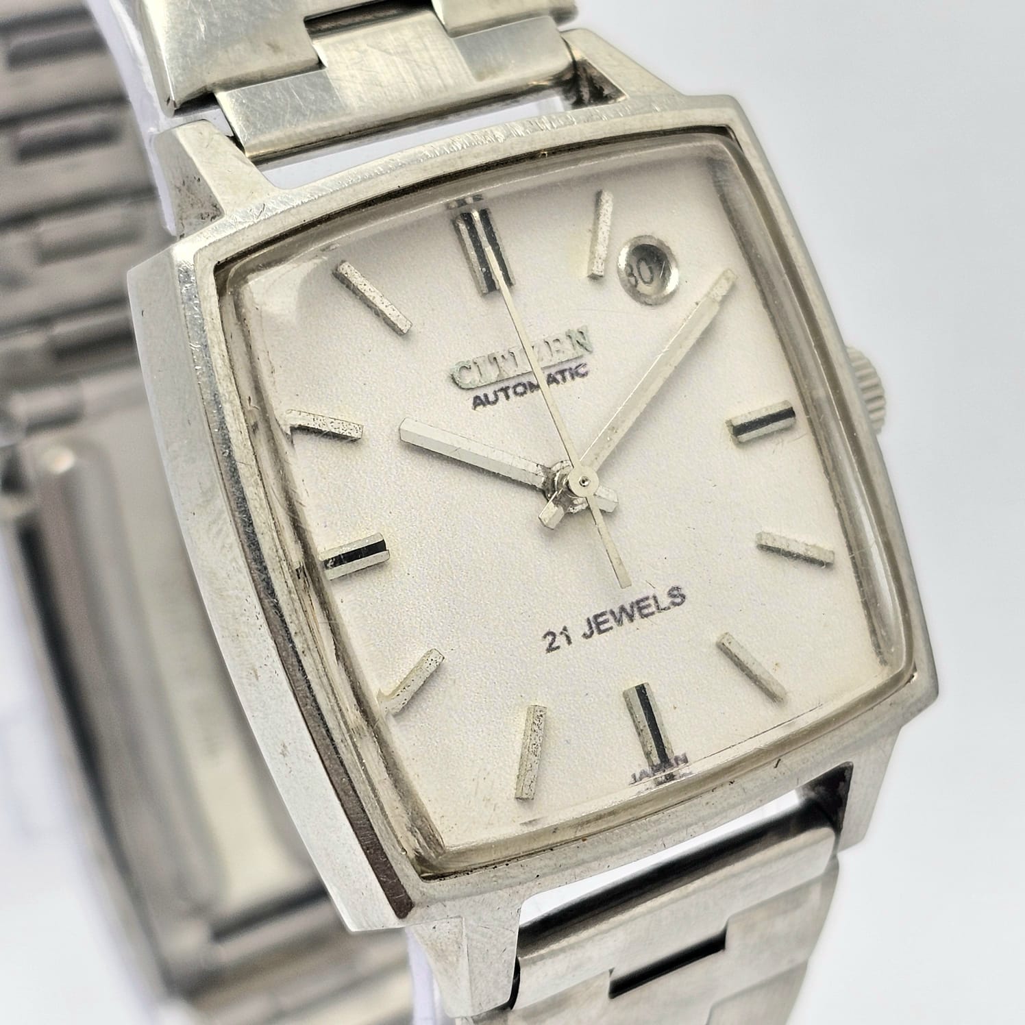Citizen 4-540042 Y Automatic TV Shape Vintage Men's Watch - Image 2