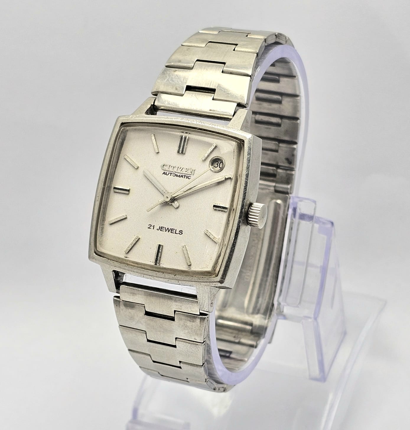 Citizen 4-540042 Y Automatic TV Shape Vintage Men's Watch - Image 3