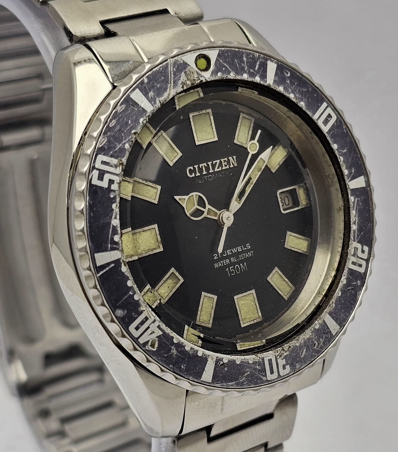 Citizen Challenge Diver Military 4-820789 PAF Issued Pilot Men's Watch 52-0110