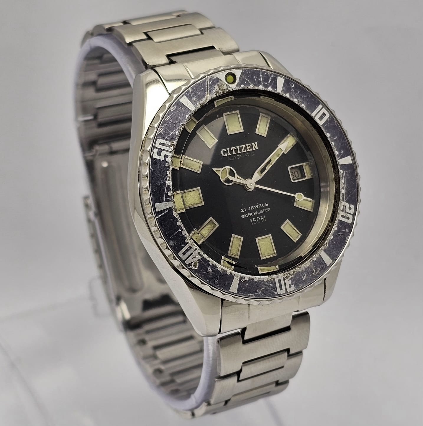 Citizen Challenge Diver Military 4-820789 PAF Issued Pilot Men's Watch 52-0110 - Image 3