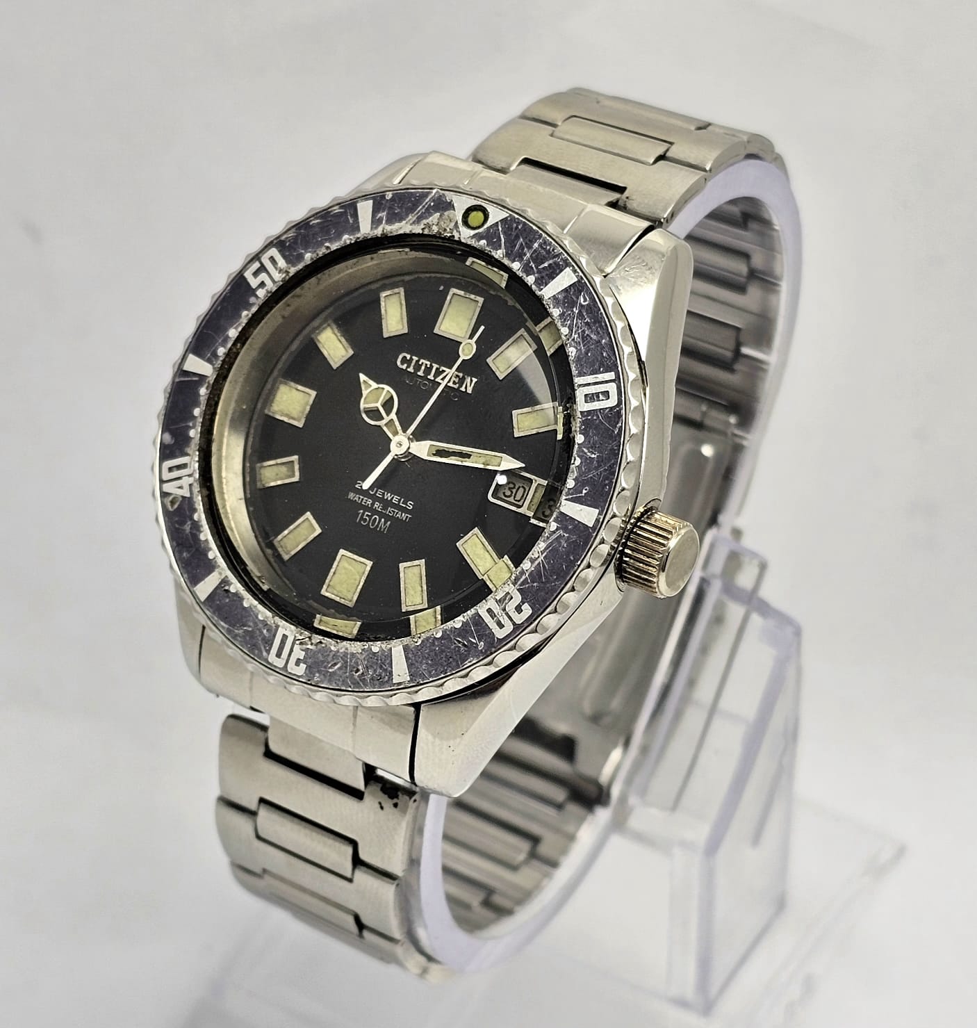 Citizen Challenge Diver Military 4-820789 PAF Issued Pilot Men's Watch 52-0110 - Image 4