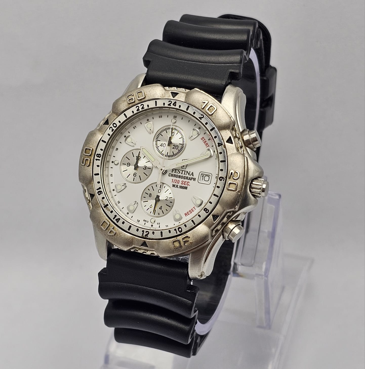 Festina Quartz 8813 Chronograph Vintage Men's Watch - Image 3