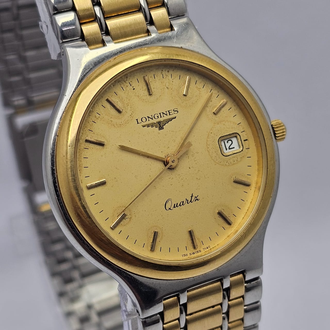 Longines Quartz Flagship 7146 Two Tone Unisex Watch