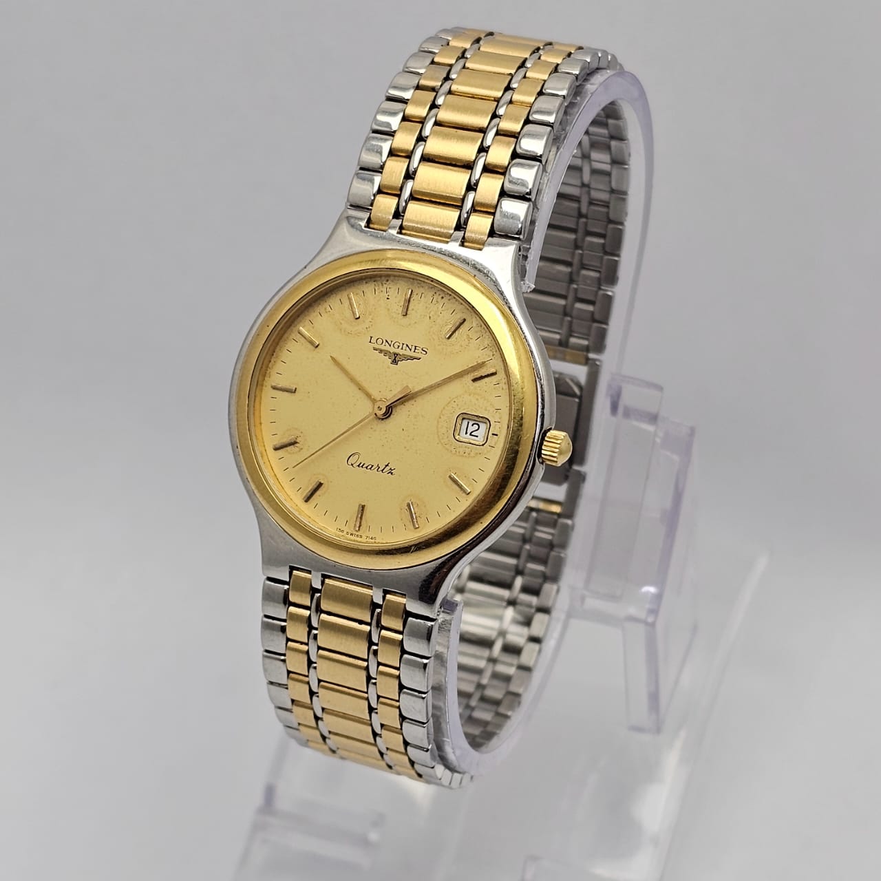 Longines Quartz Flagship 7146 Two Tone Unisex Watch - Image 5