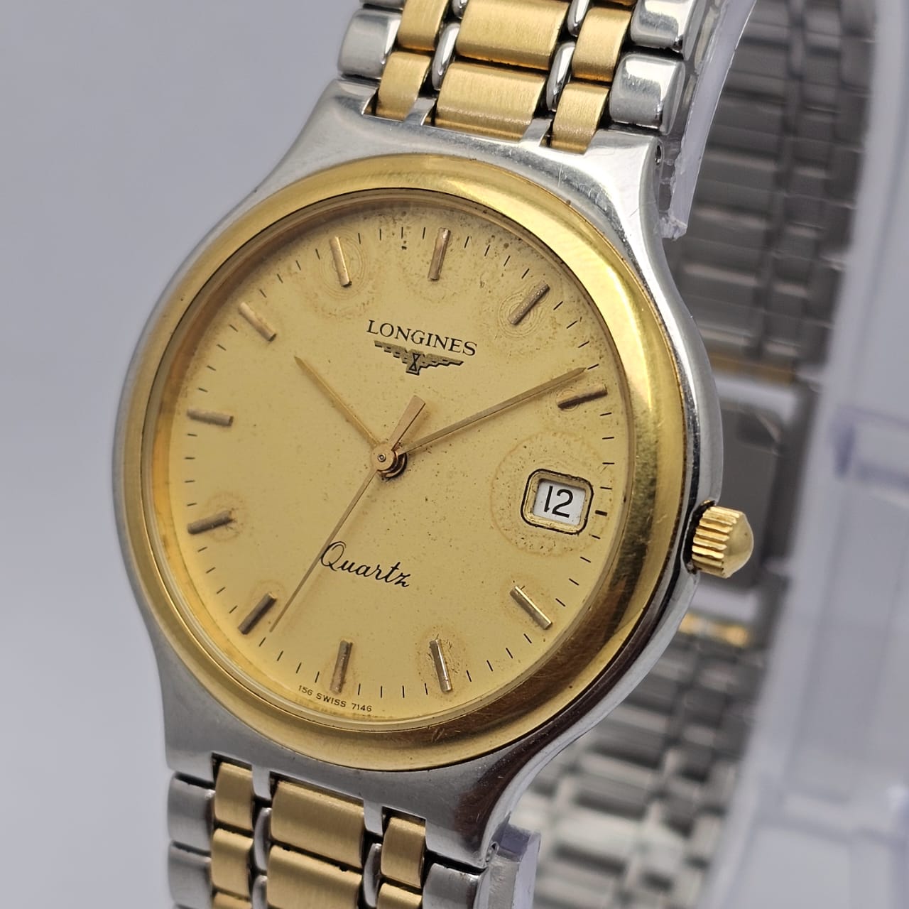 Longines Quartz Flagship 7146 Two Tone Unisex Watch - Image 4